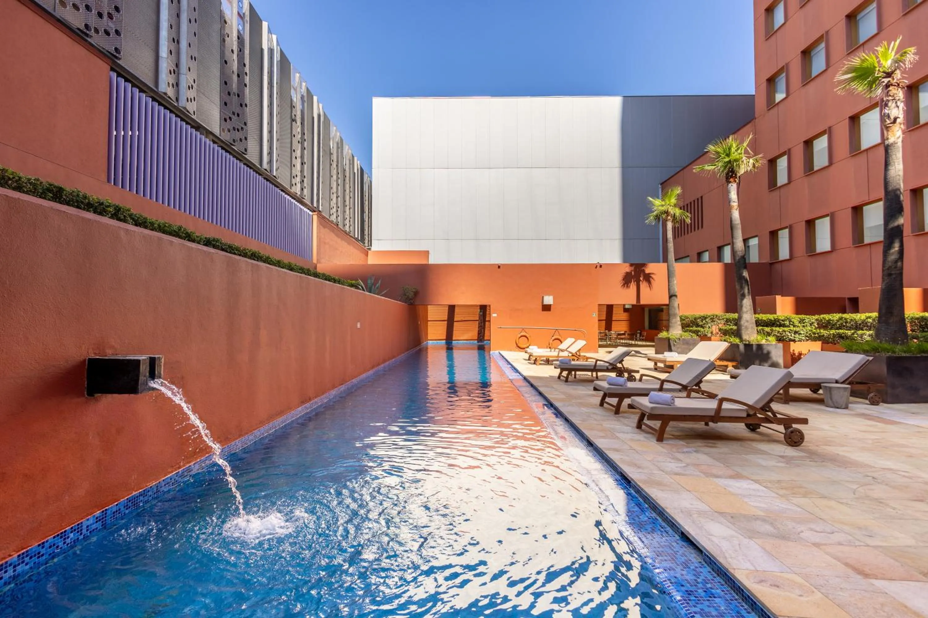 Pool view in Camino Real Monterrey