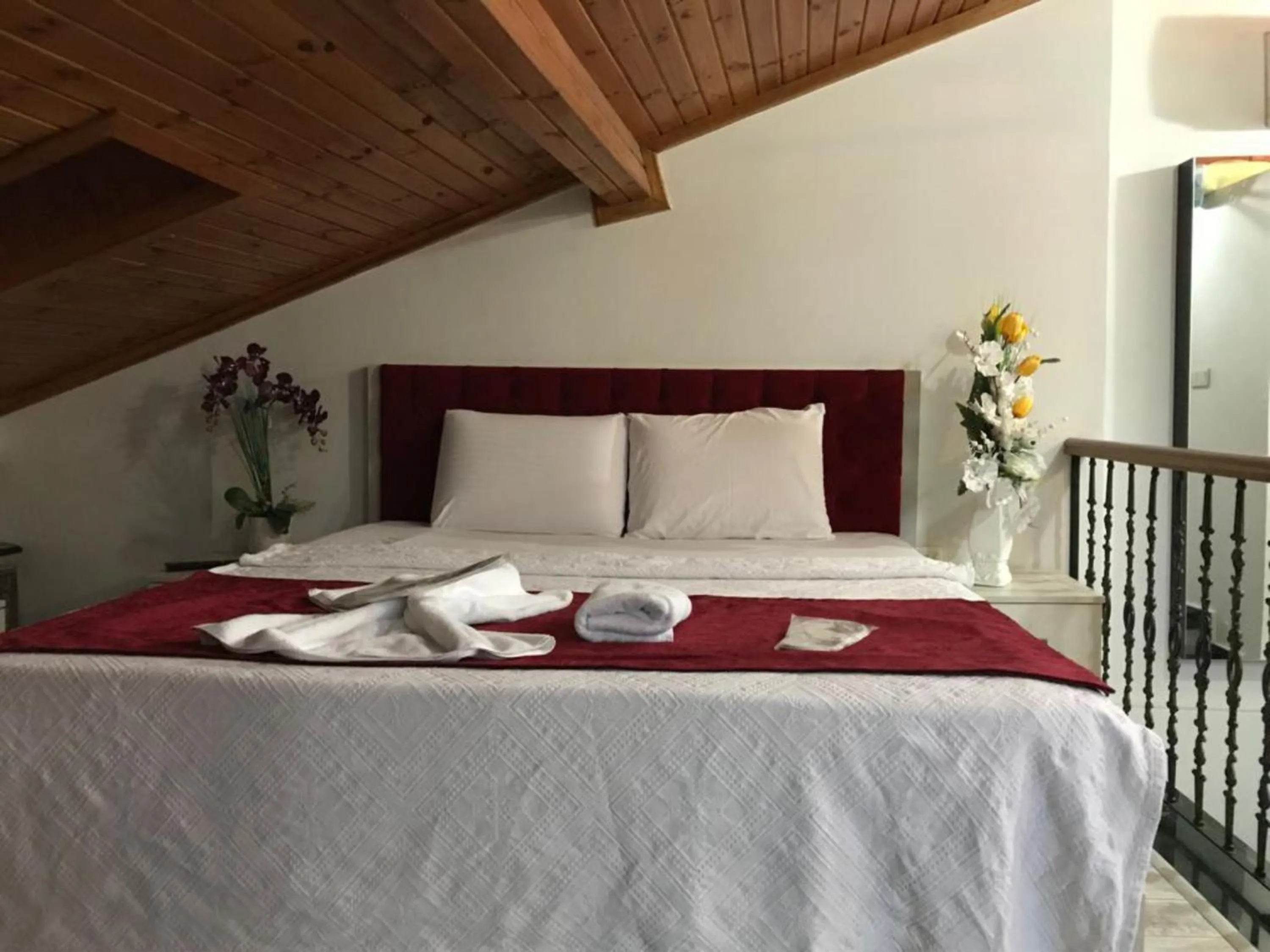 Bed in Taksim Sem House