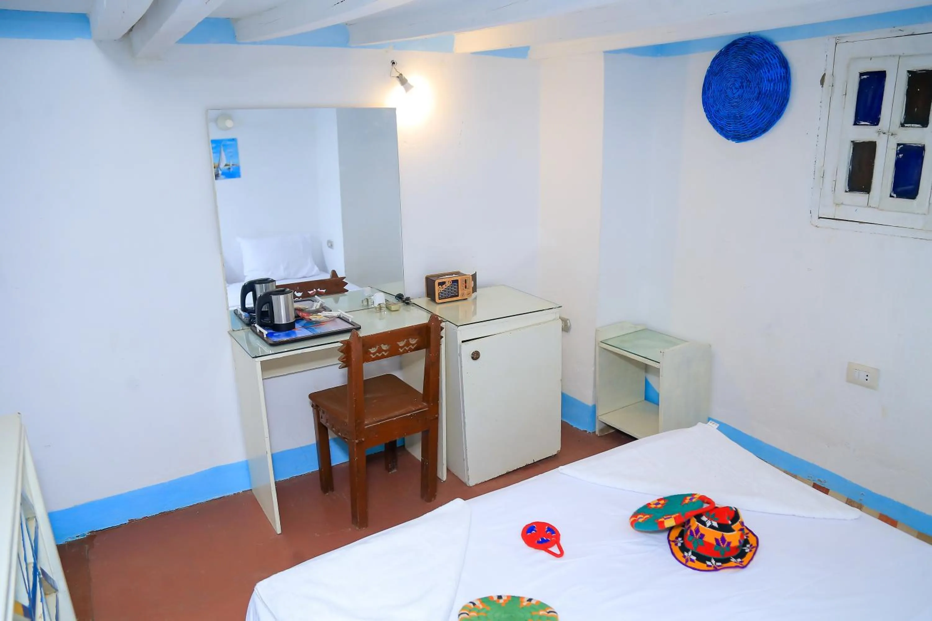 Bed in Nubian Palace Eco Lodge