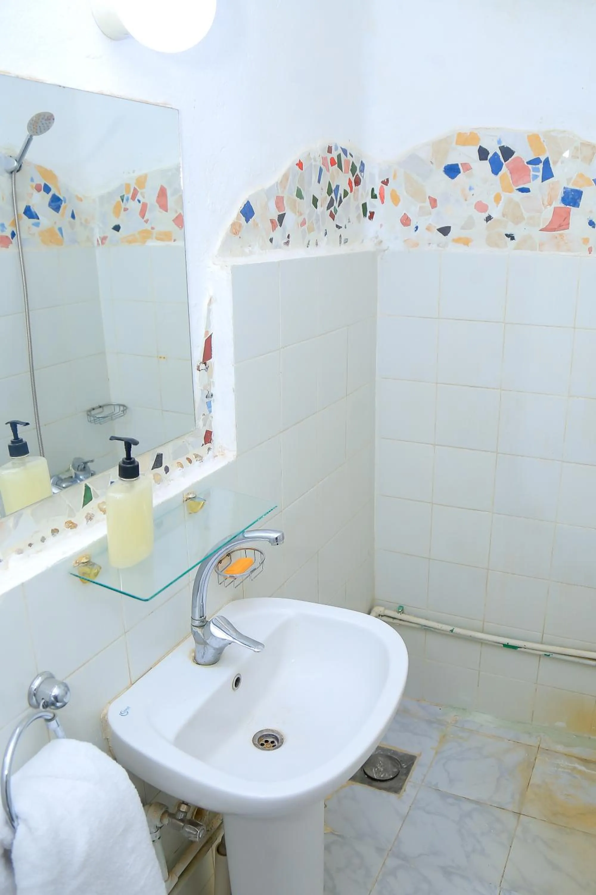 Shower in Nubian Palace Eco Lodge