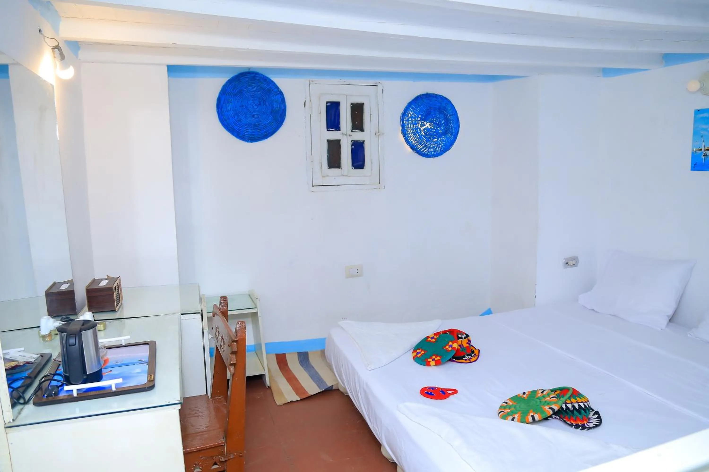 Bed in Nubian Palace Eco Lodge