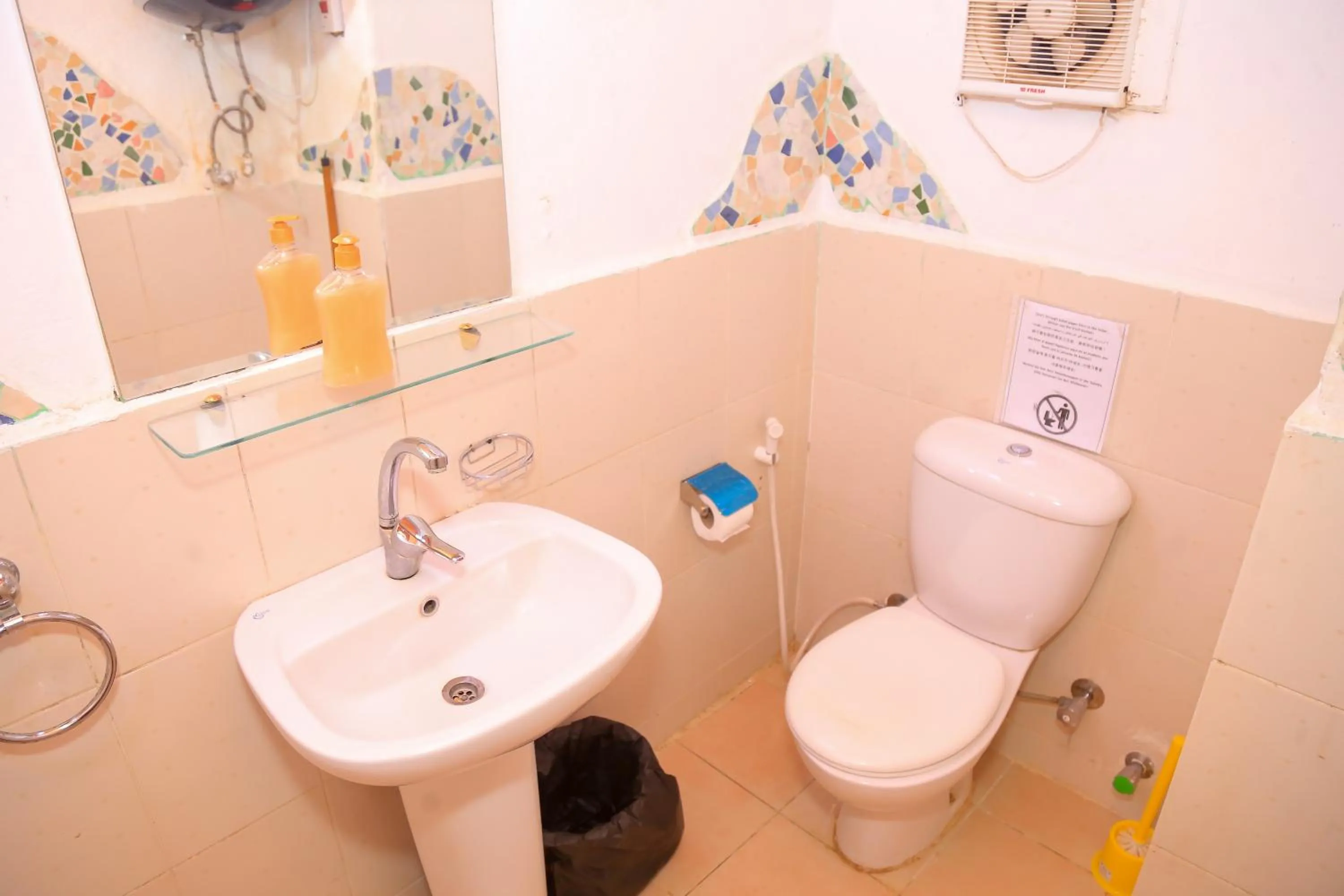 Shower in Nubian Palace Eco Lodge