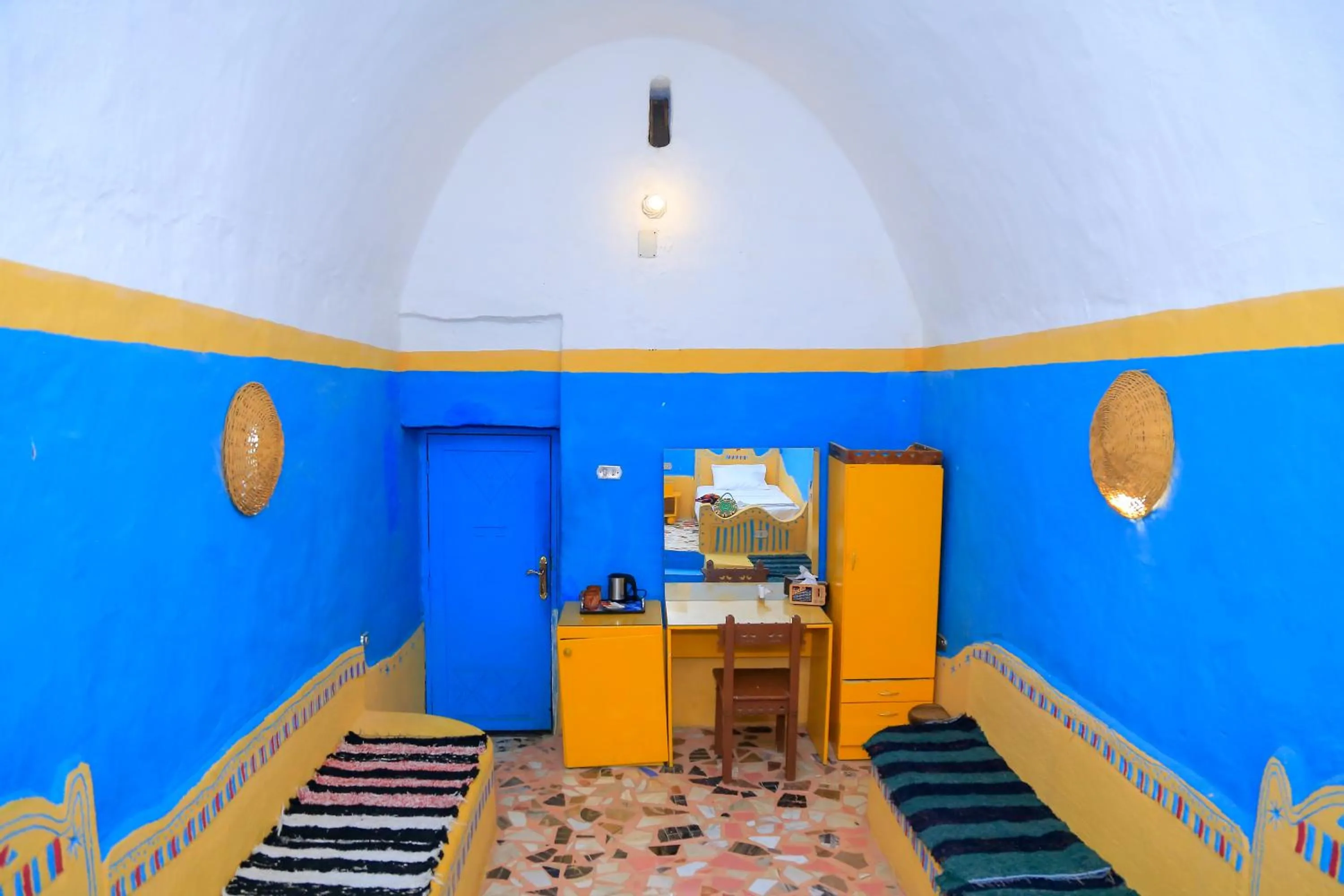 River view, Bed in Nubian Palace Eco Lodge