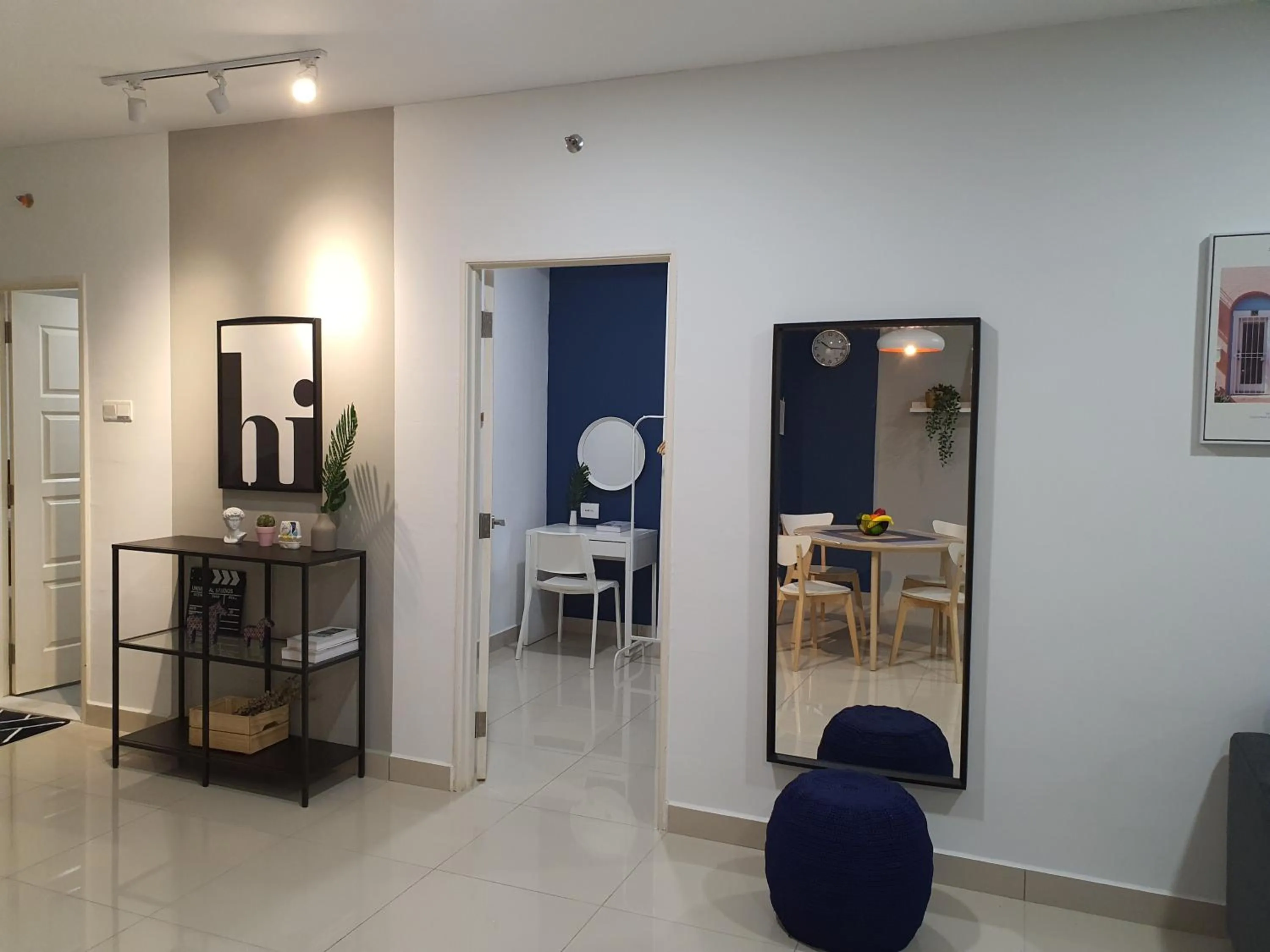 Living room in Hejmo Suites