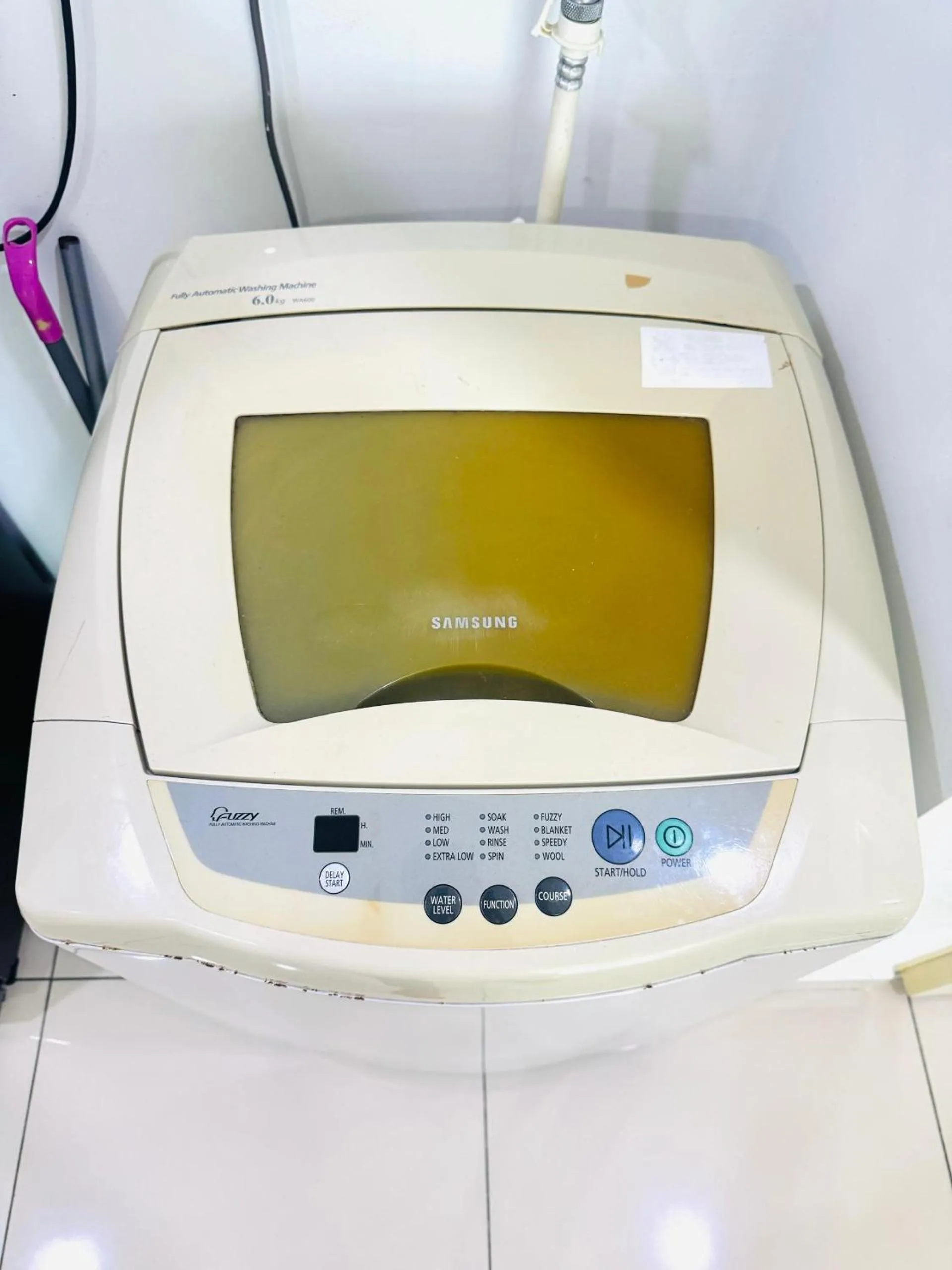 washing machine in Hejmo Suites