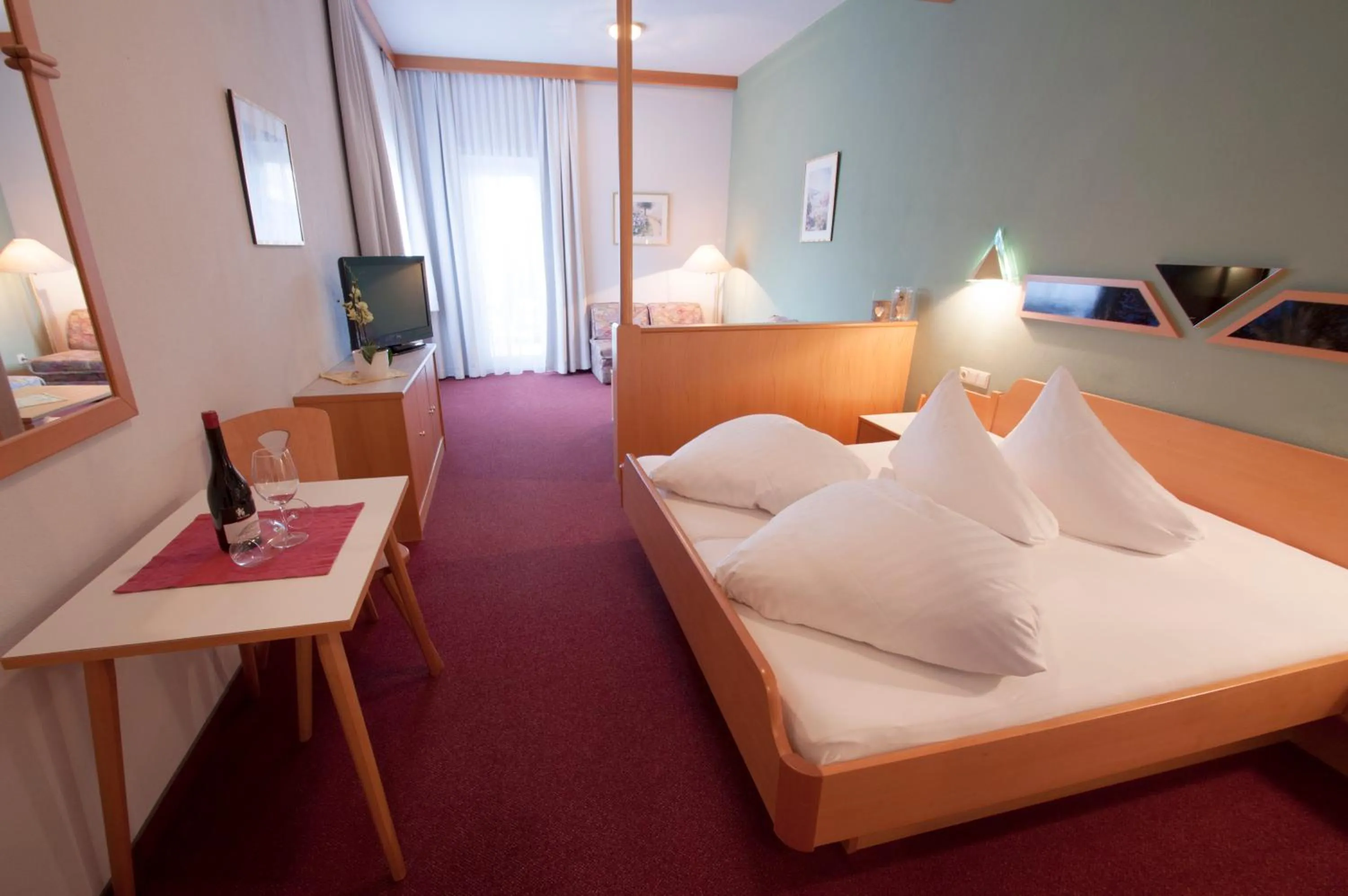 Photo of the whole room, Bed in Hotel Alpenfriede