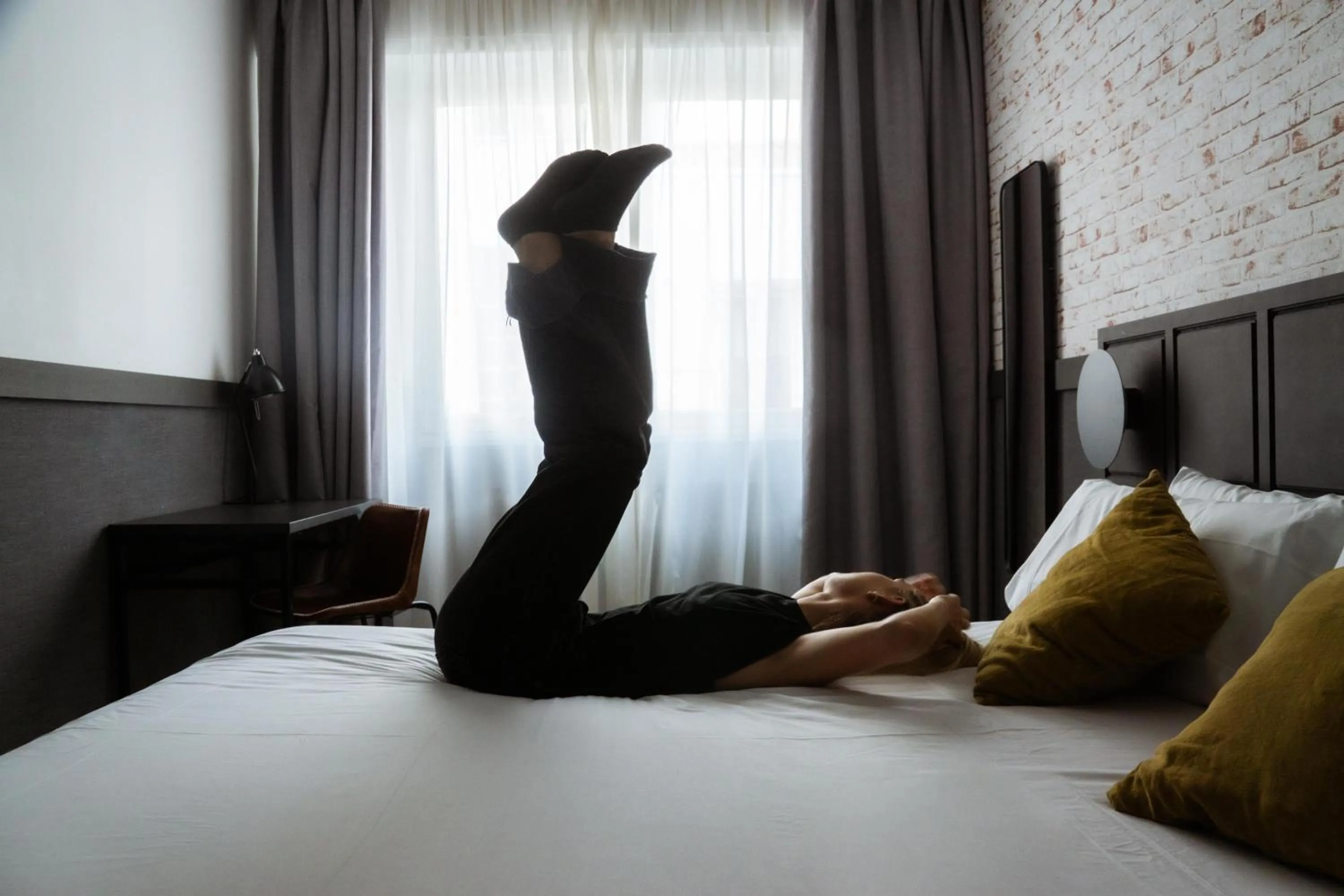 Bedroom, Bed in BYPILLOW San Mamés