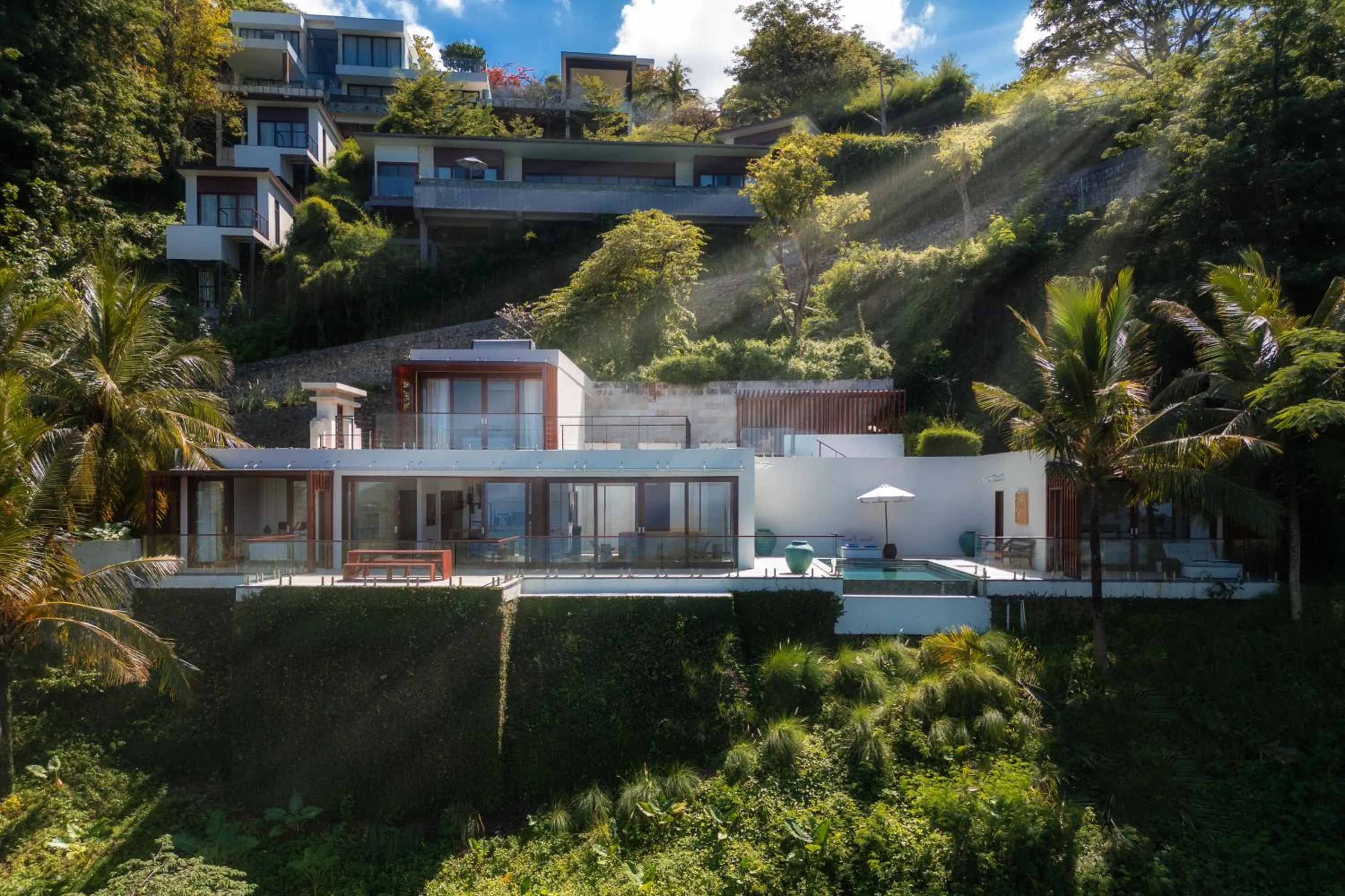 Property building in Selong Selo Resort and Villas