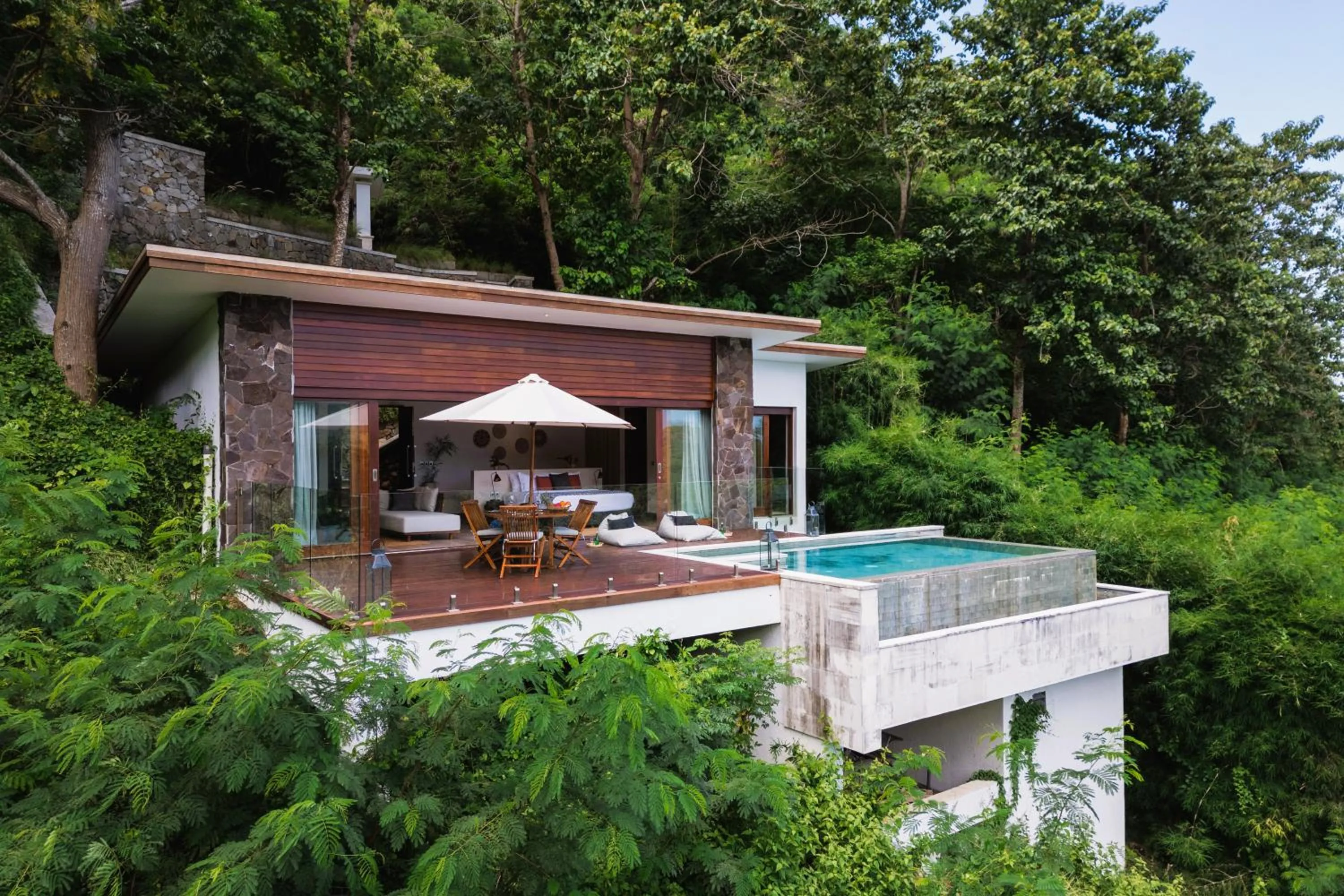 Property building in Selong Selo Resort and Villas