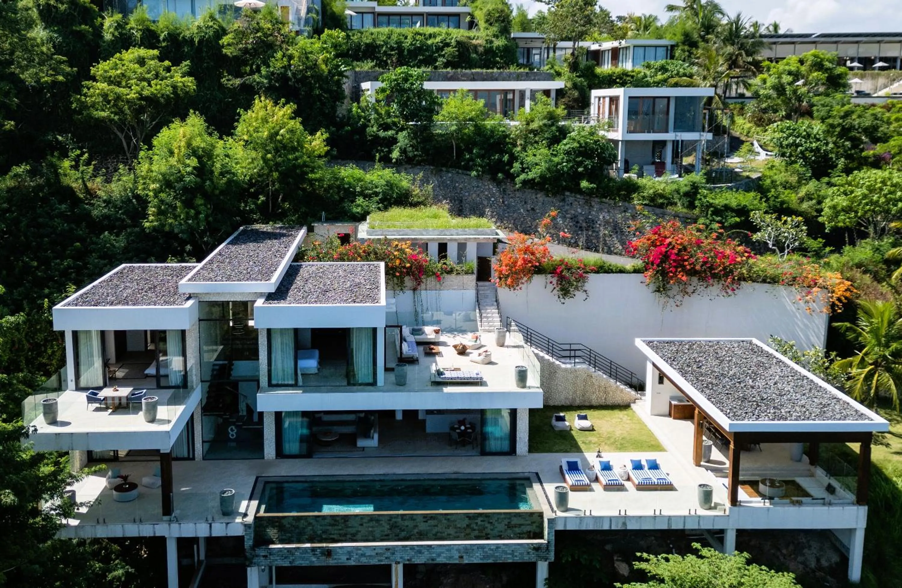 Property building in Selong Selo Resort and Villas