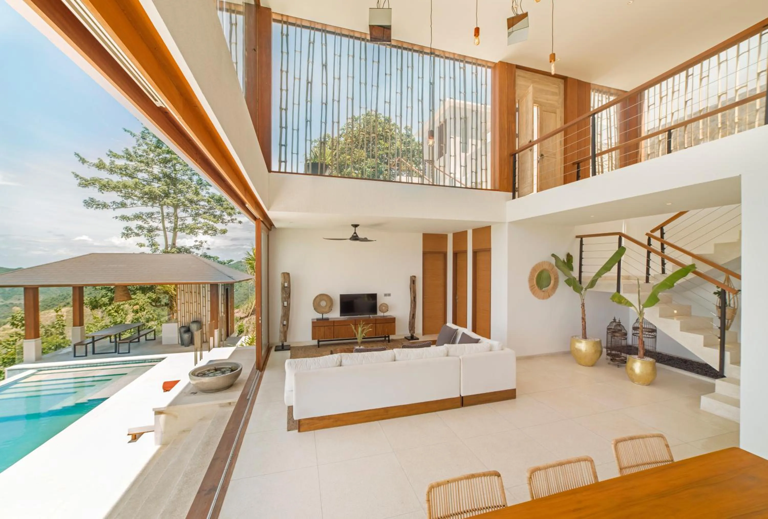 Living room in Selong Selo Resort and Villas