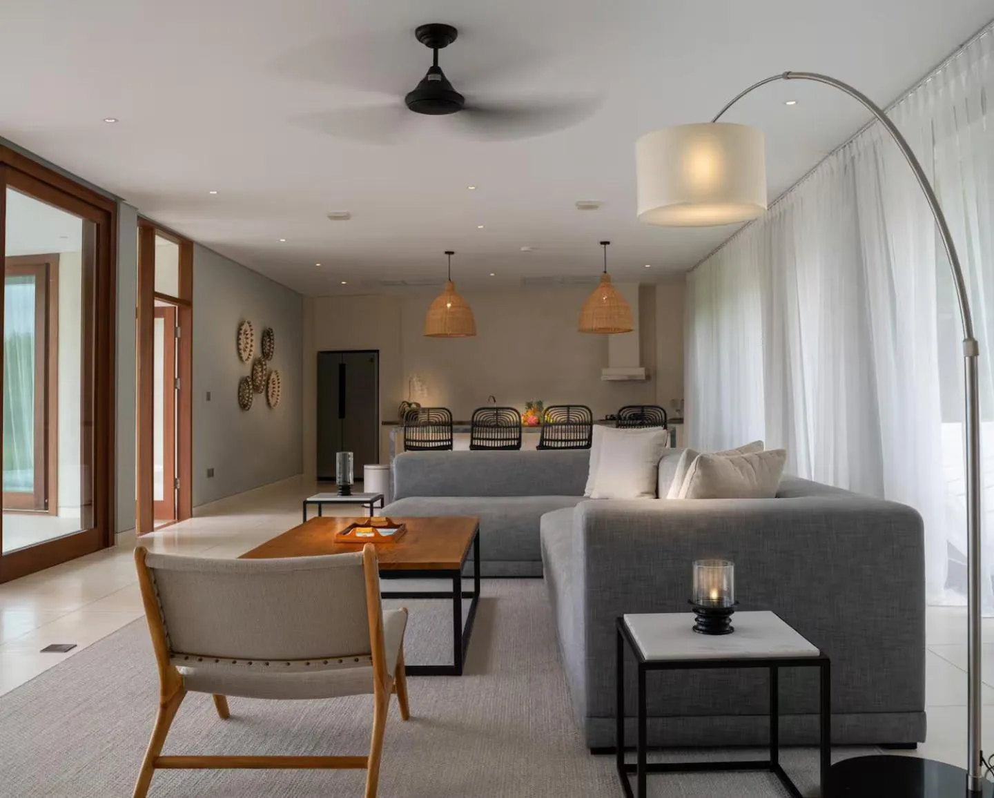 Living room in Selong Selo Resort and Villas