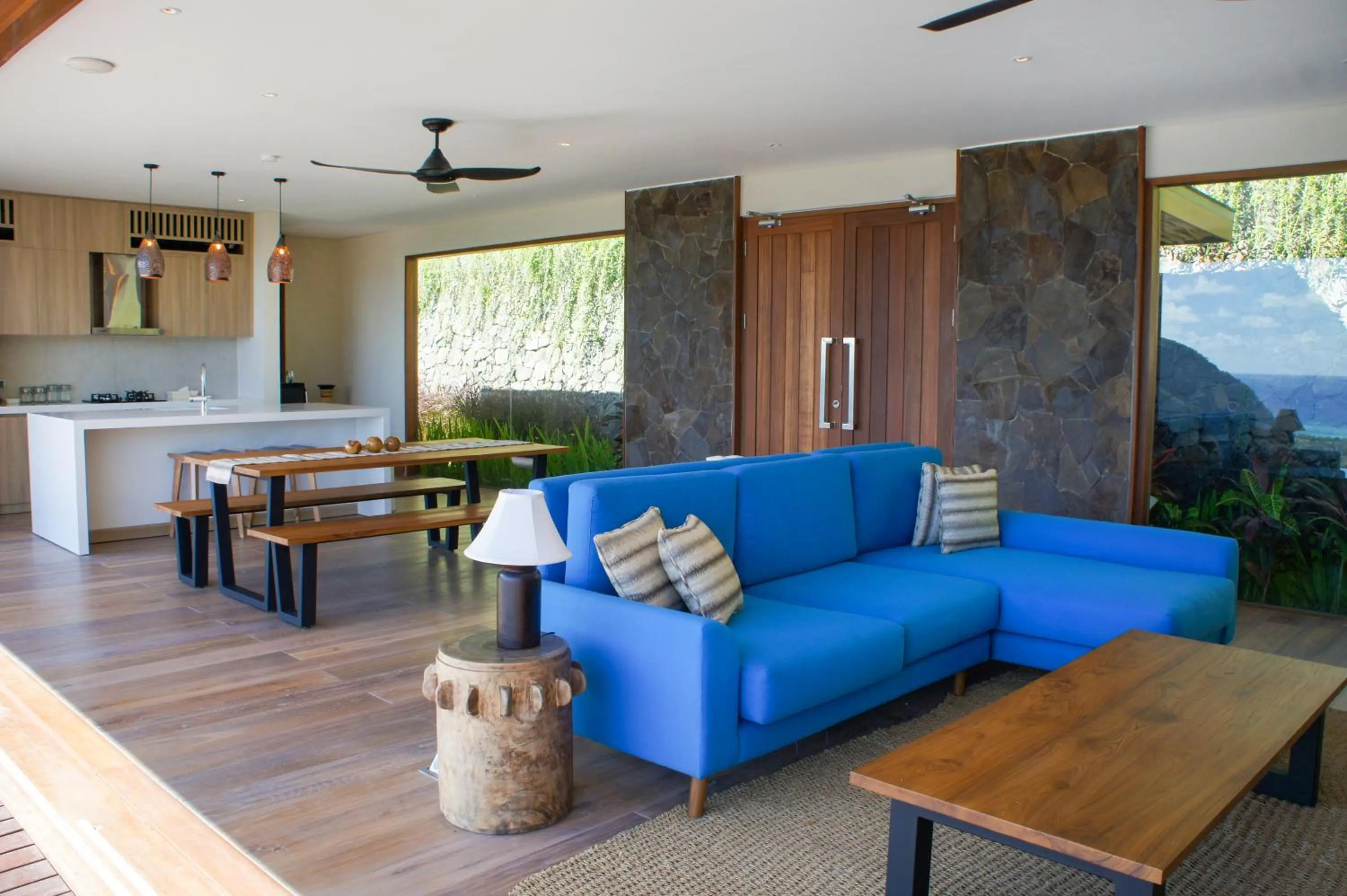 Living room in Selong Selo Resort and Villas