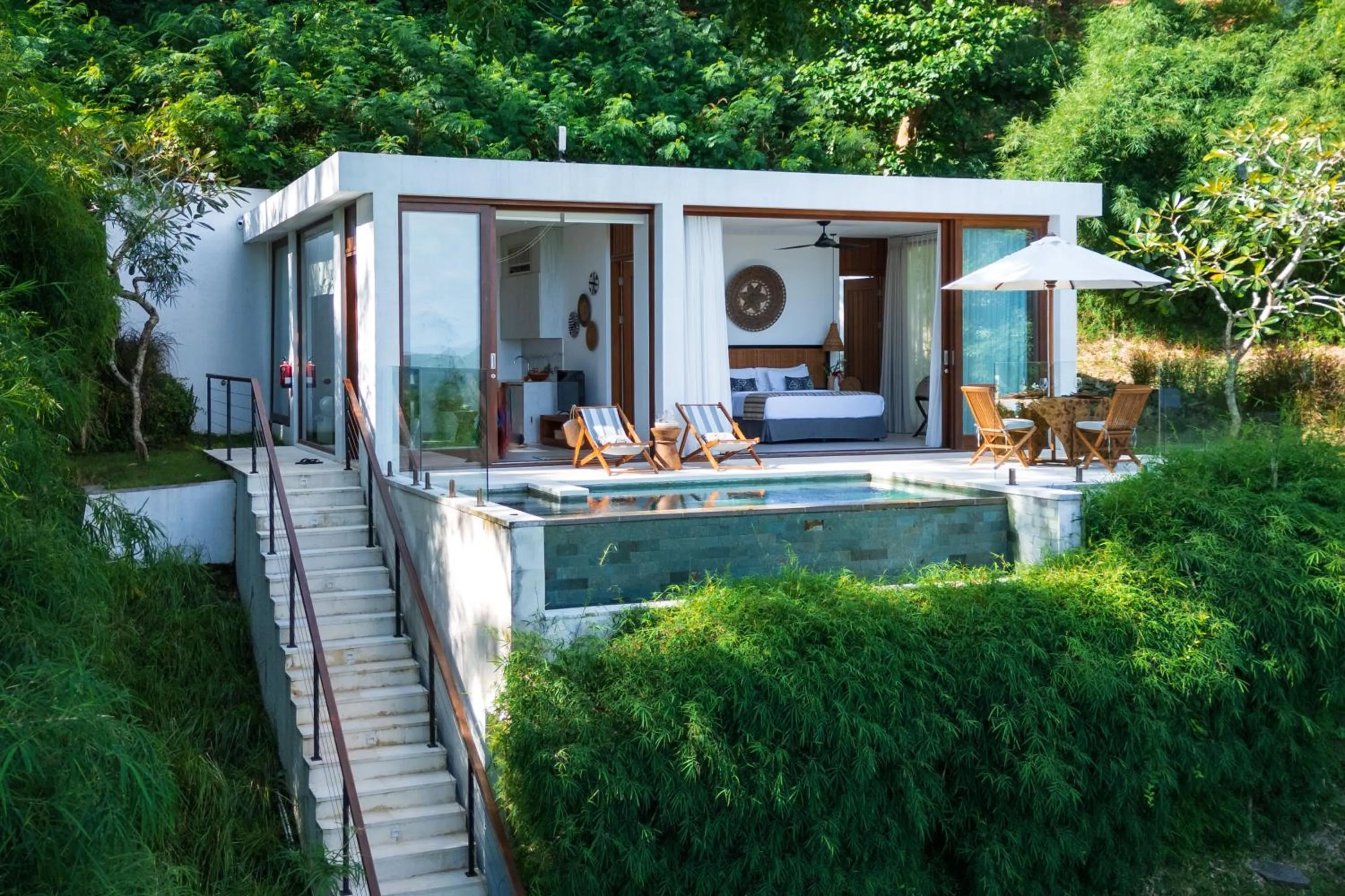 Property building in Selong Selo Resort and Villas