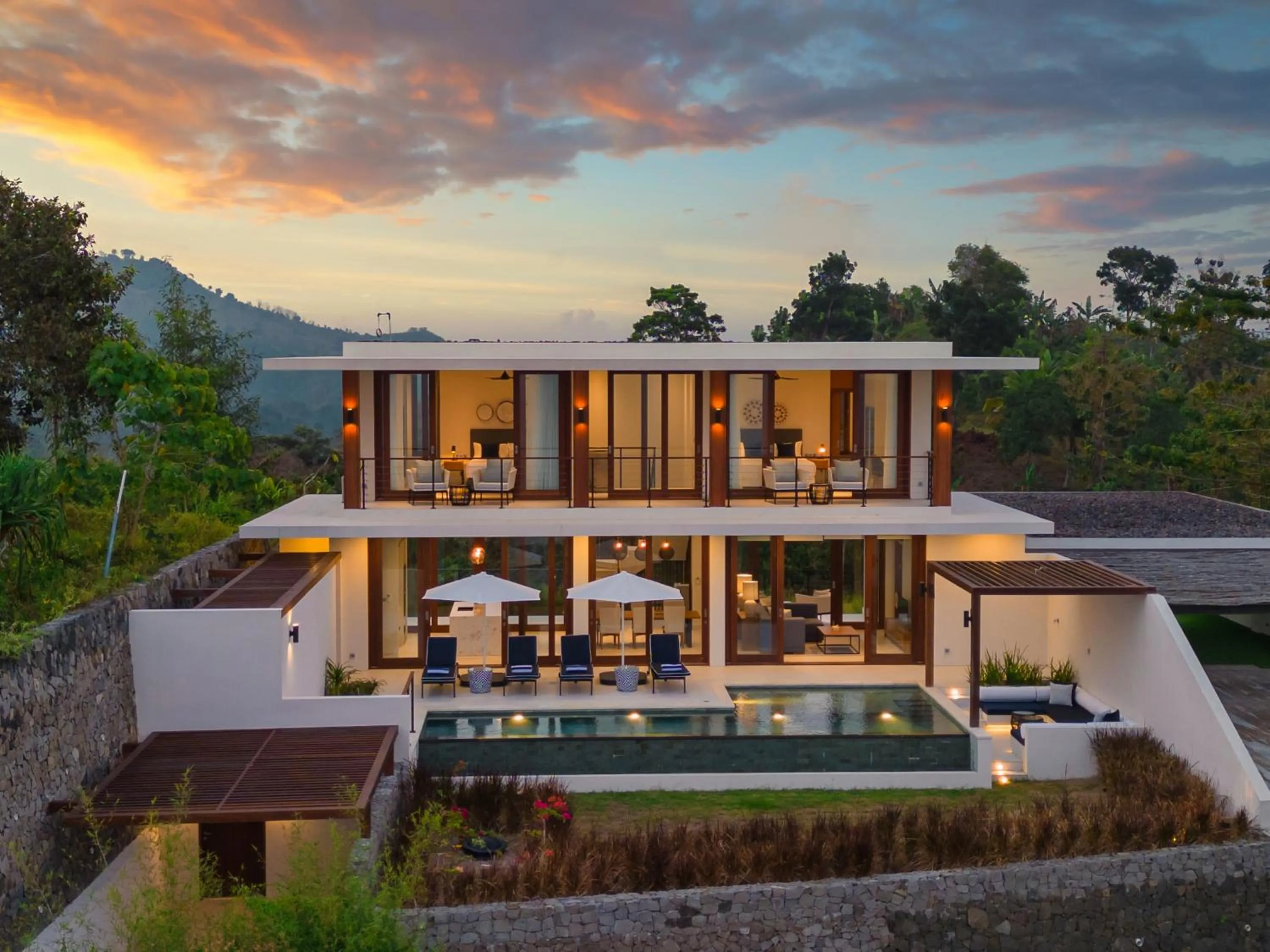 Property building in Selong Selo Resort and Villas