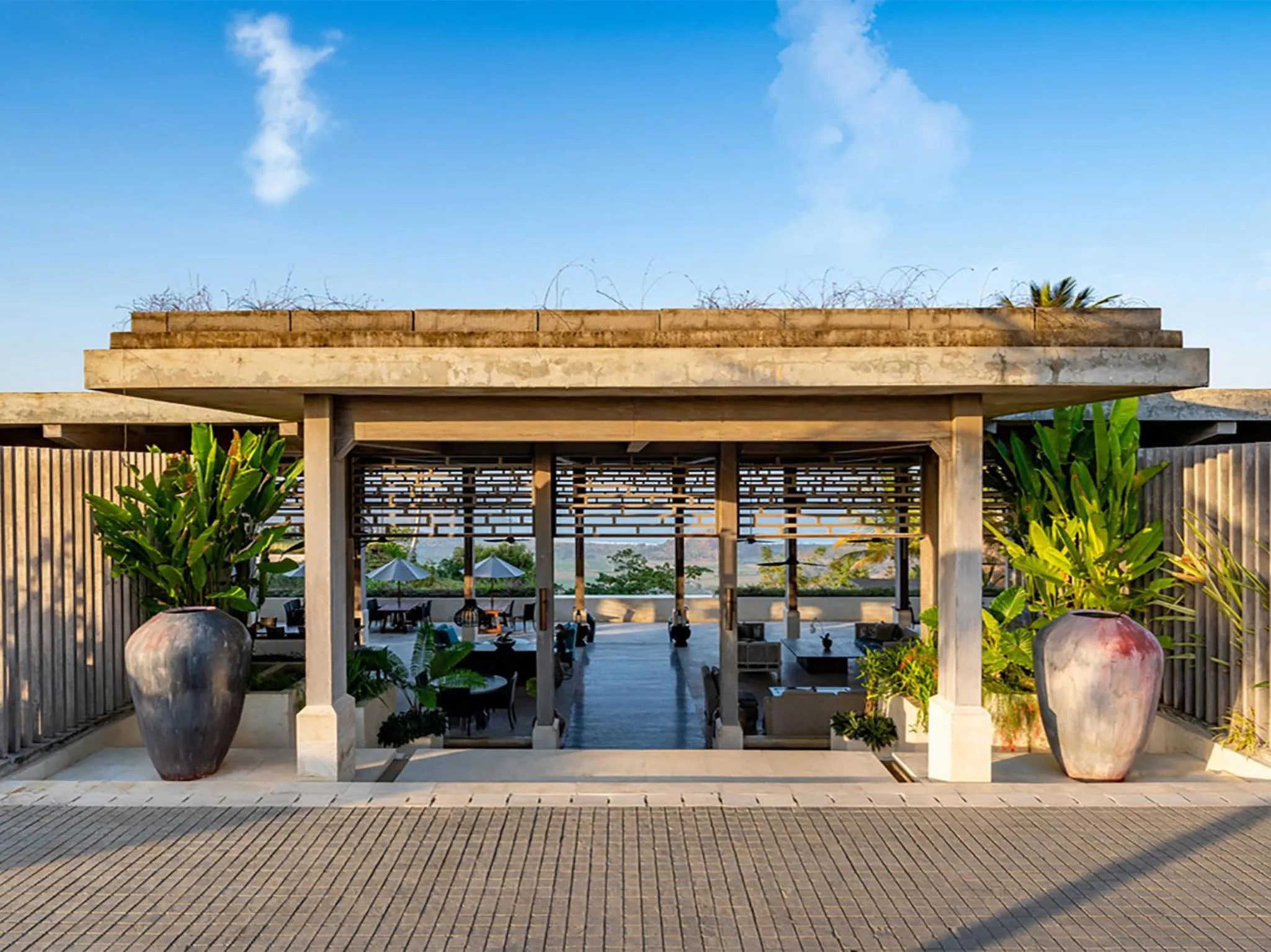 Patio in Selong Selo Resort and Villas