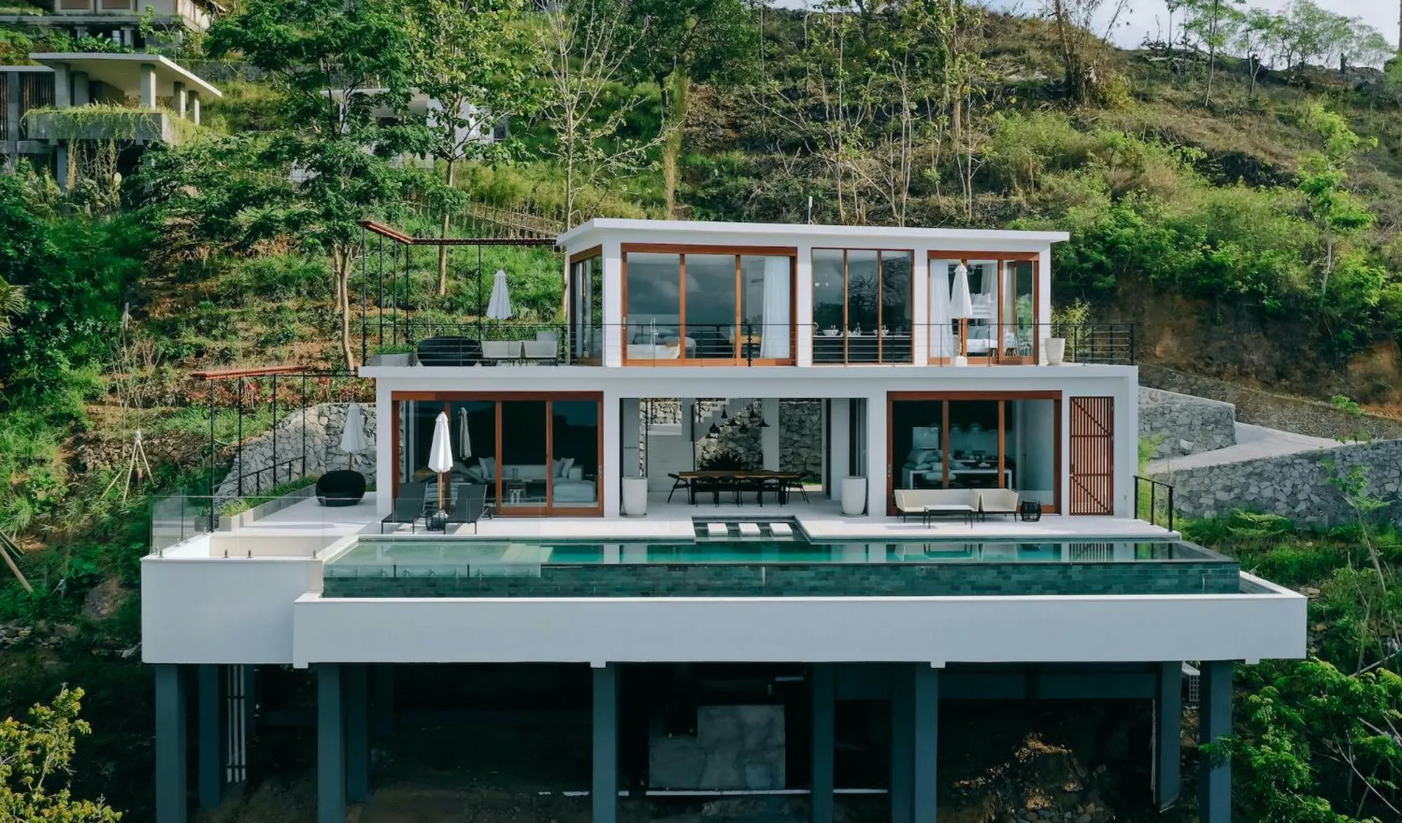 Property building in Selong Selo Resort and Villas