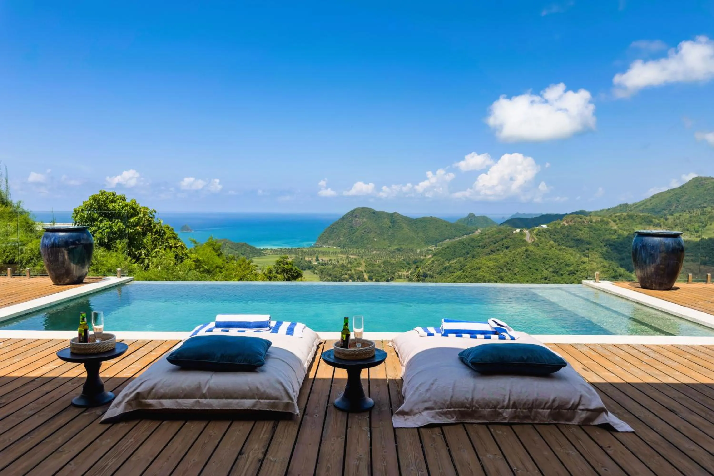 Sea view in Selong Selo Resort and Villas