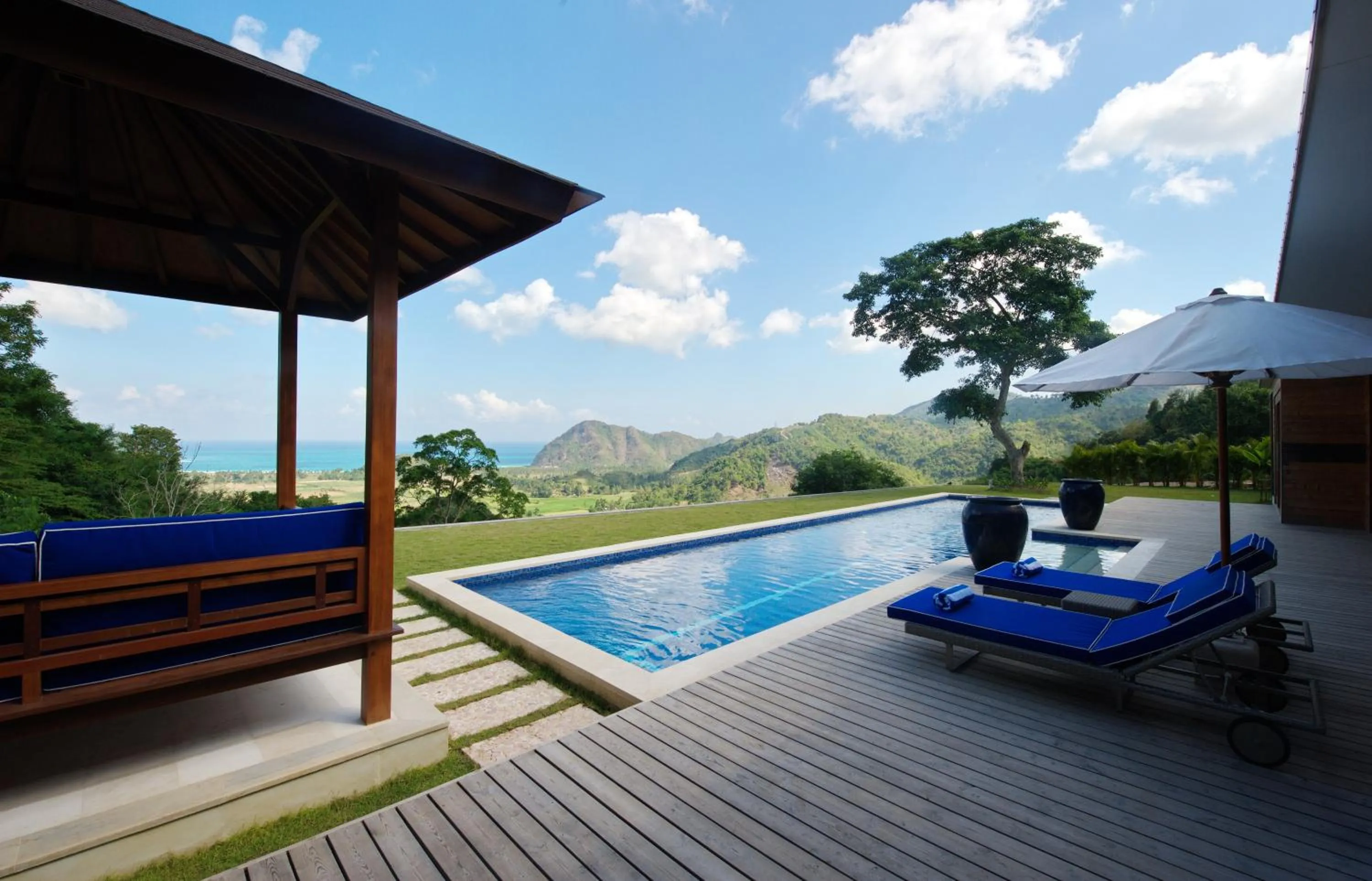 Pool view in Selong Selo Resort and Villas