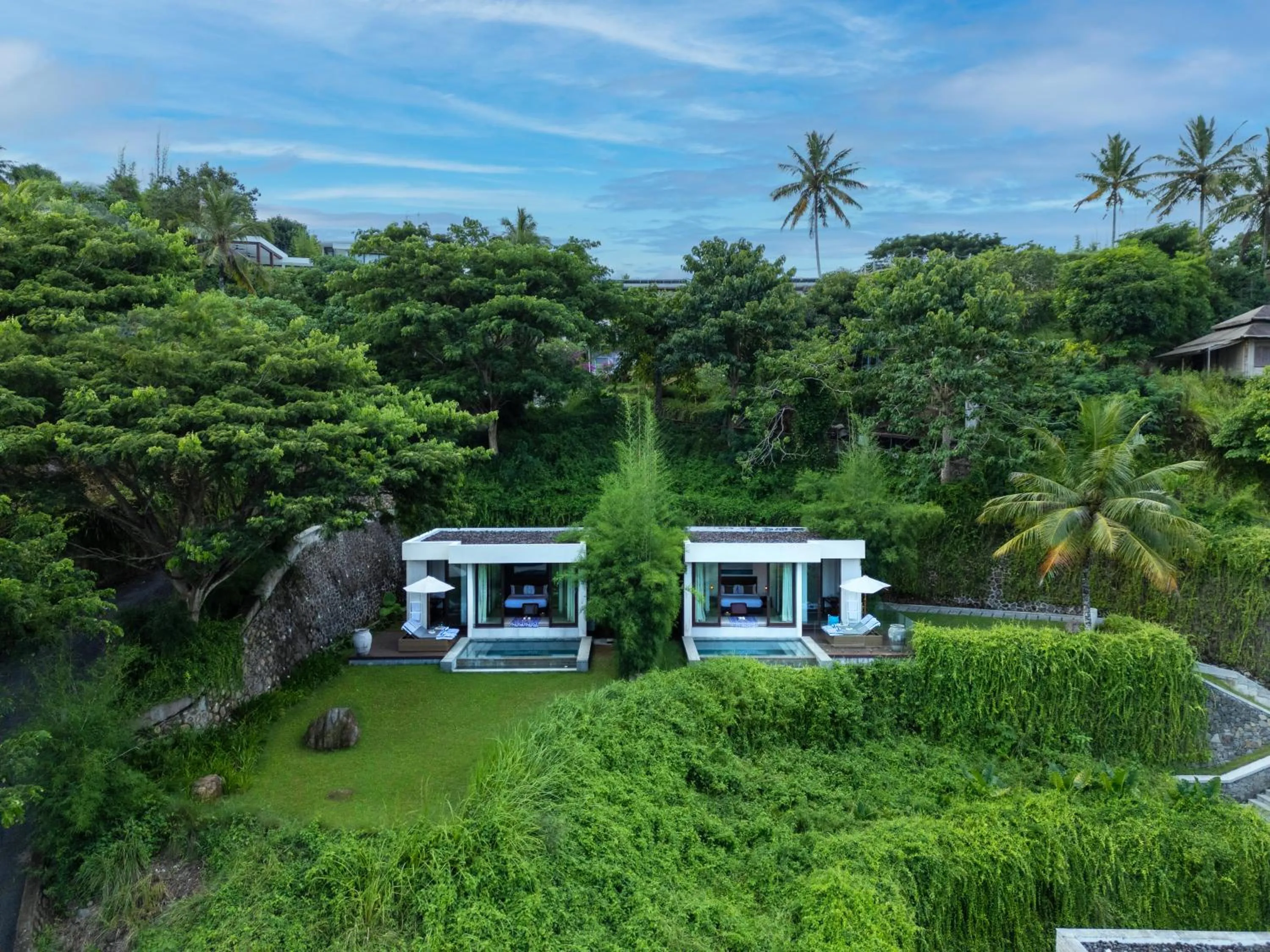 Property building in Selong Selo Resort and Villas