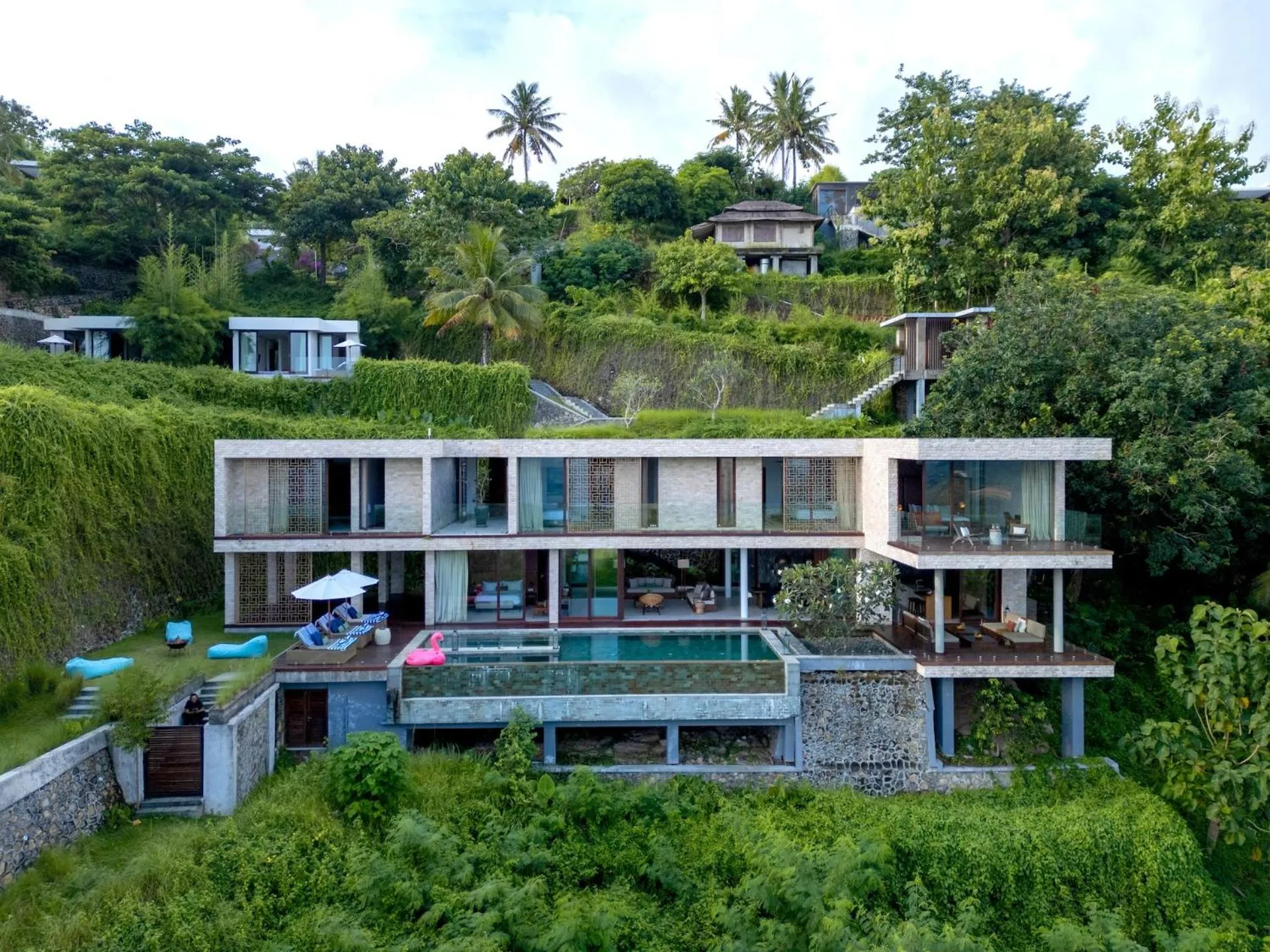 Property building in Selong Selo Resort and Villas