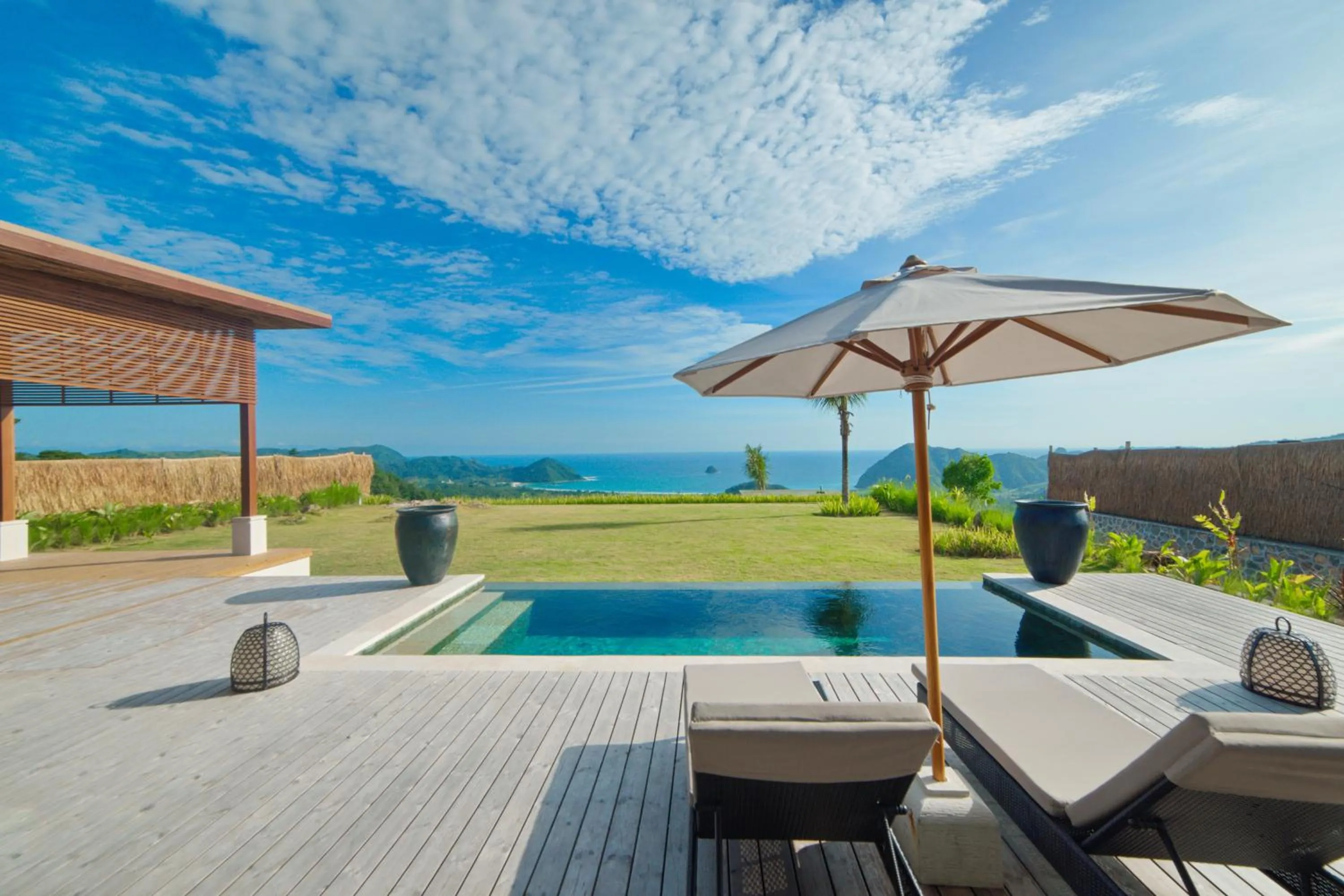 Pool view in Selong Selo Resort and Villas