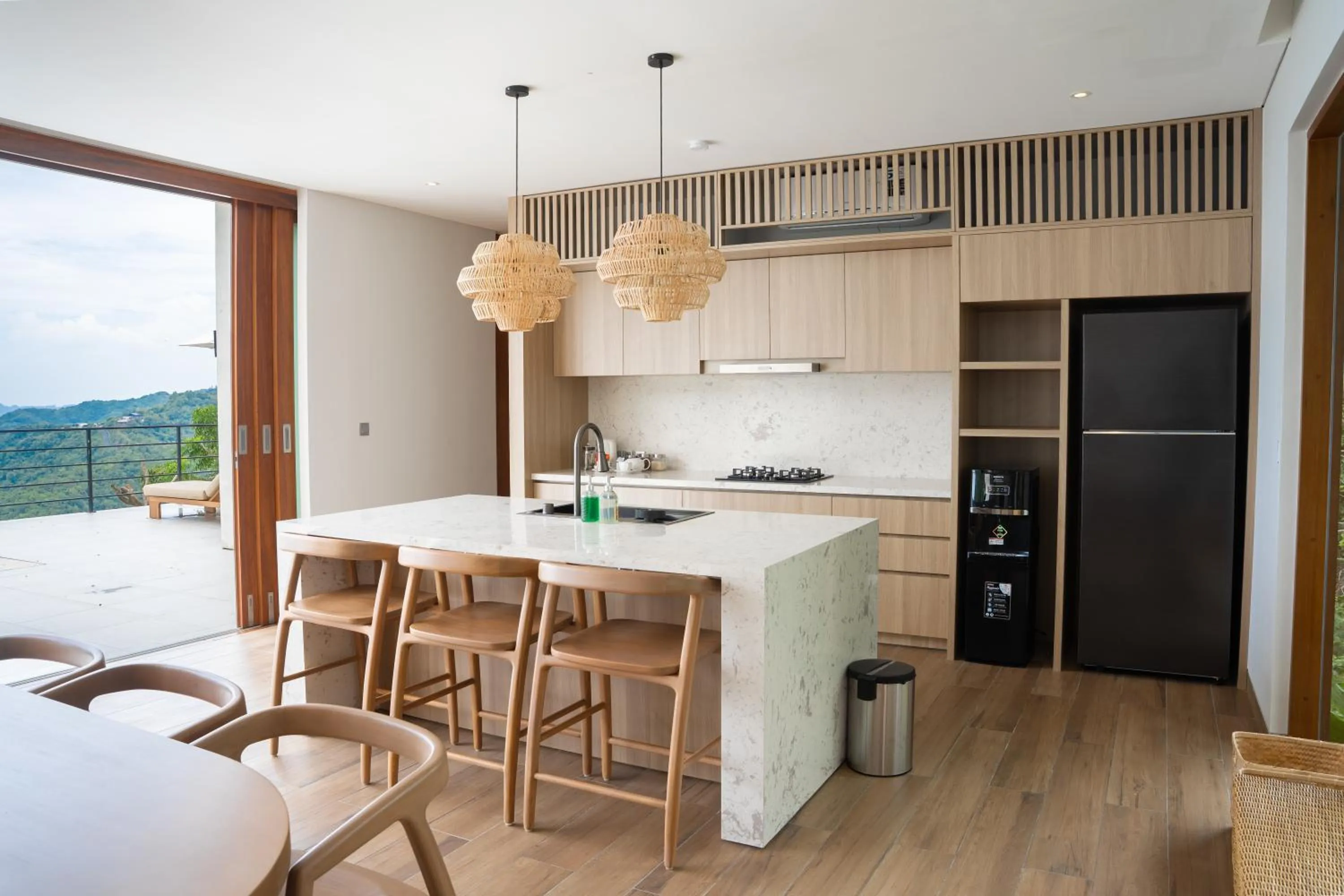 Kitchen or kitchenette in Selong Selo Resort and Villas