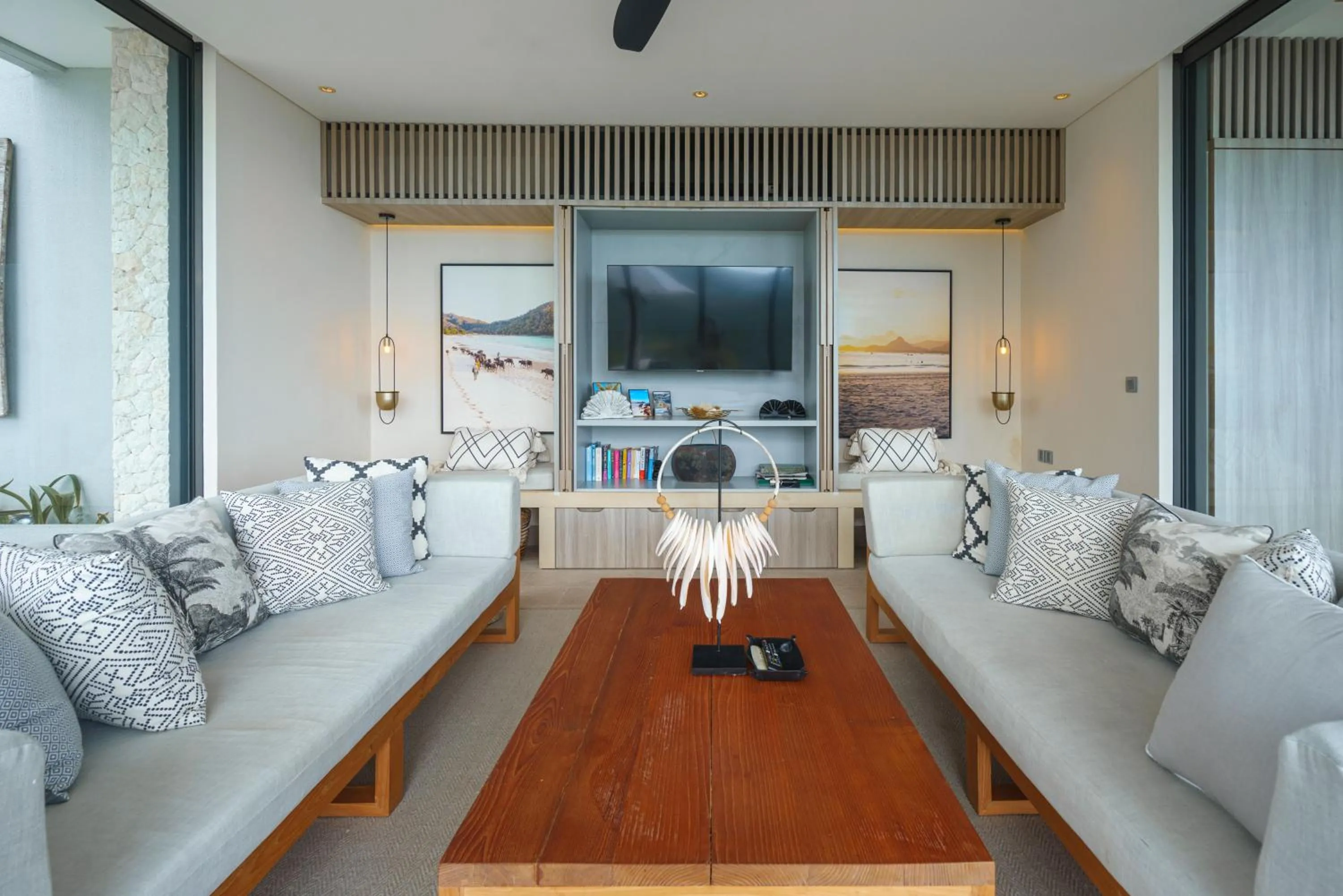 Living room in Selong Selo Resort and Villas