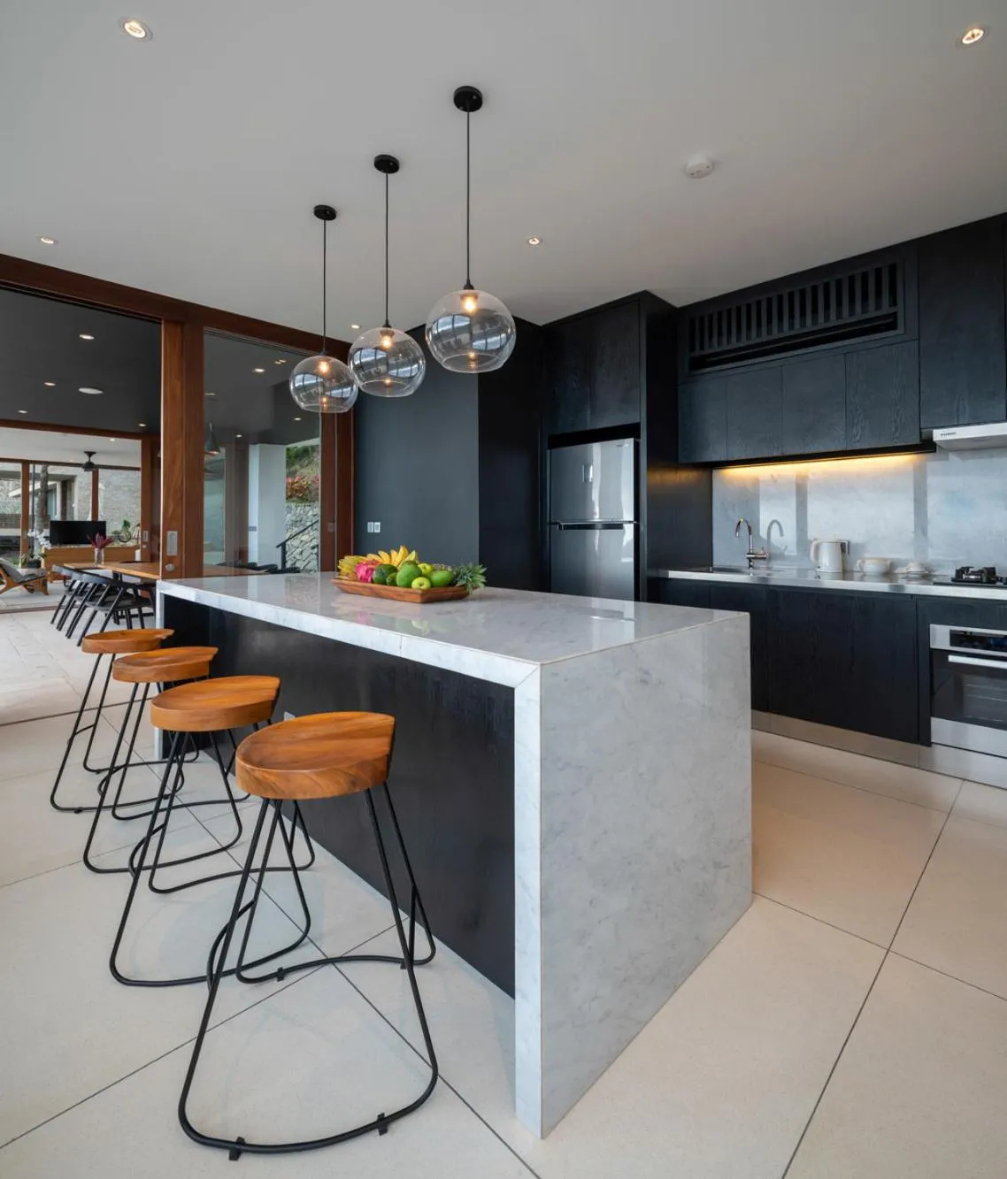 Kitchen or kitchenette in Selong Selo Resort and Villas