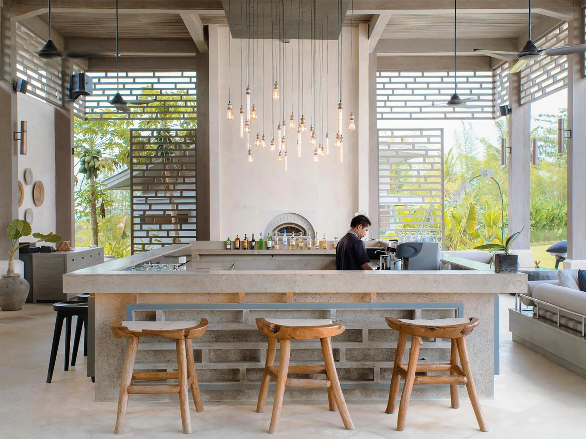 Staff in Selong Selo Resort and Villas