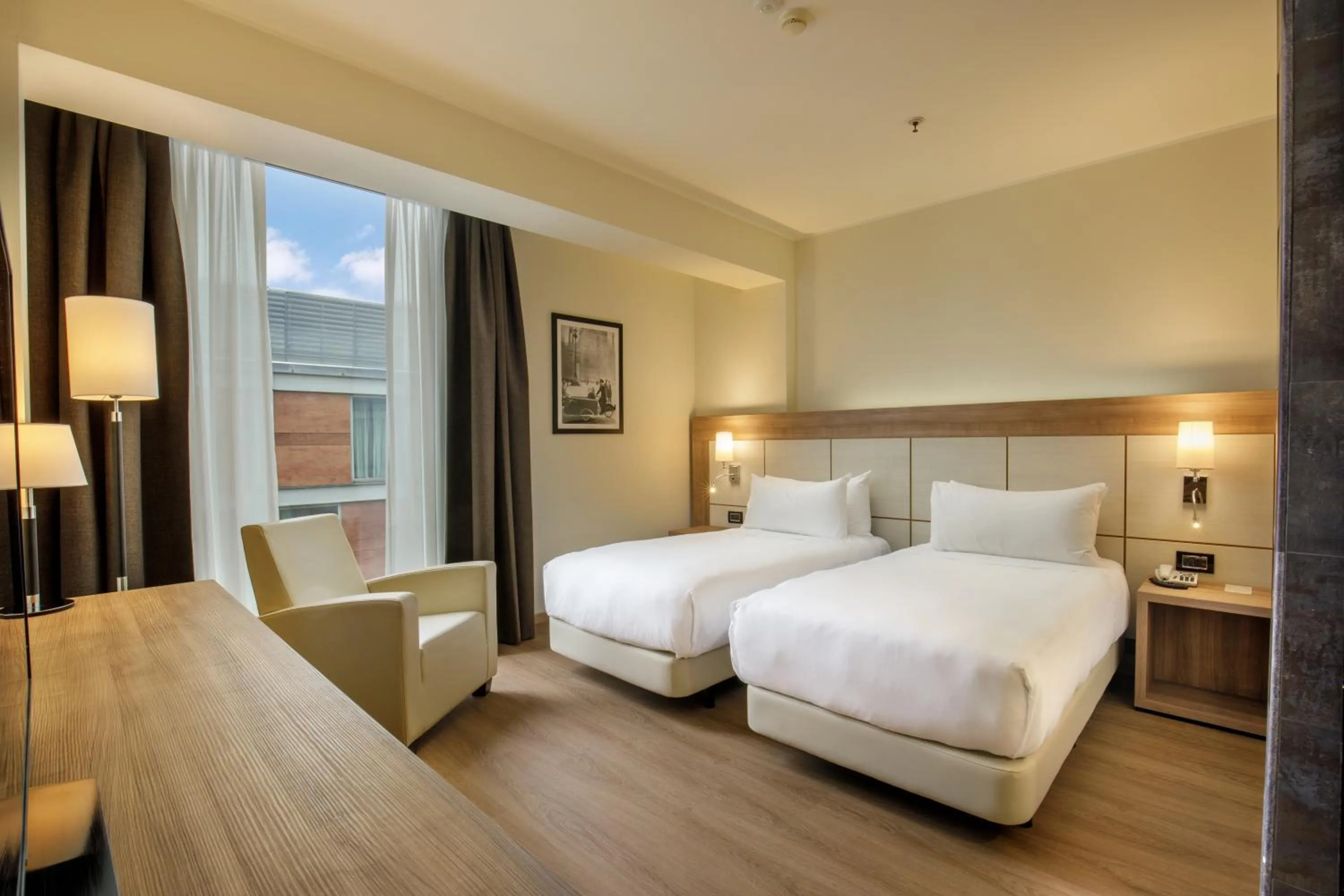 Bed in DoubleTree By Hilton Milan