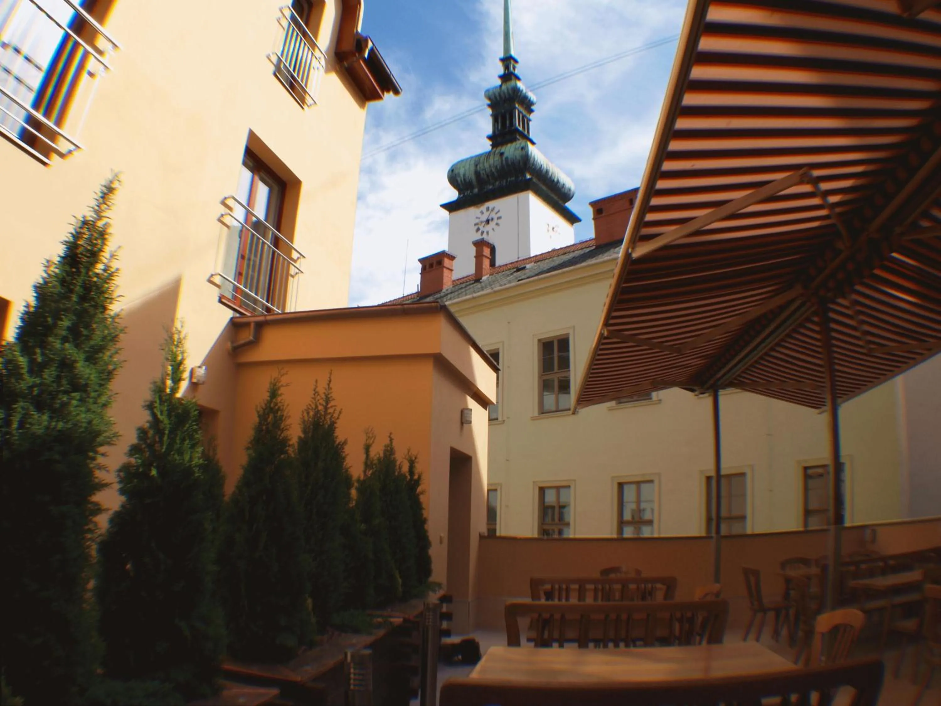 Property building in Hotel Pegas Brno