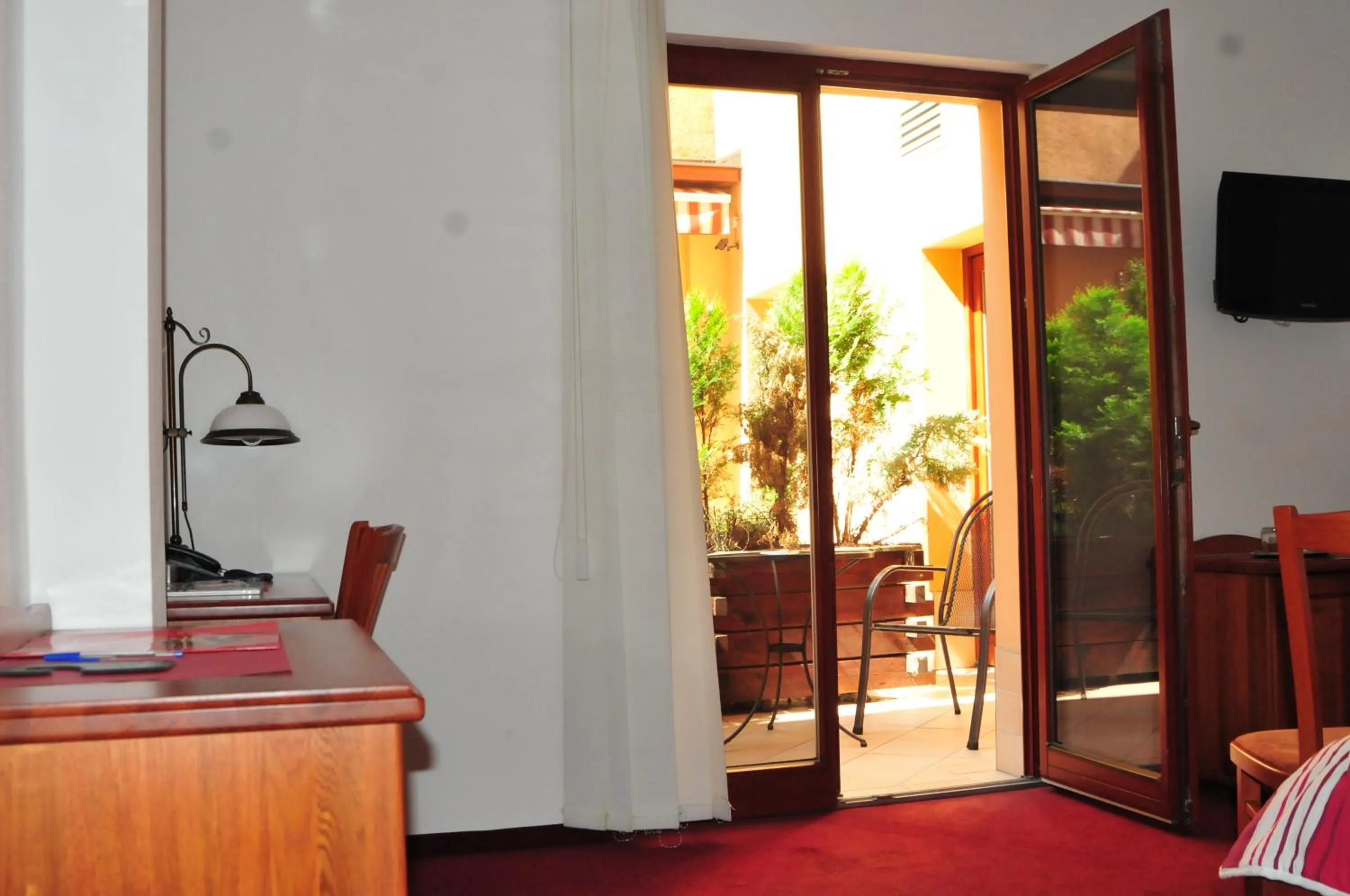 Balcony/Terrace in Hotel Pegas Brno