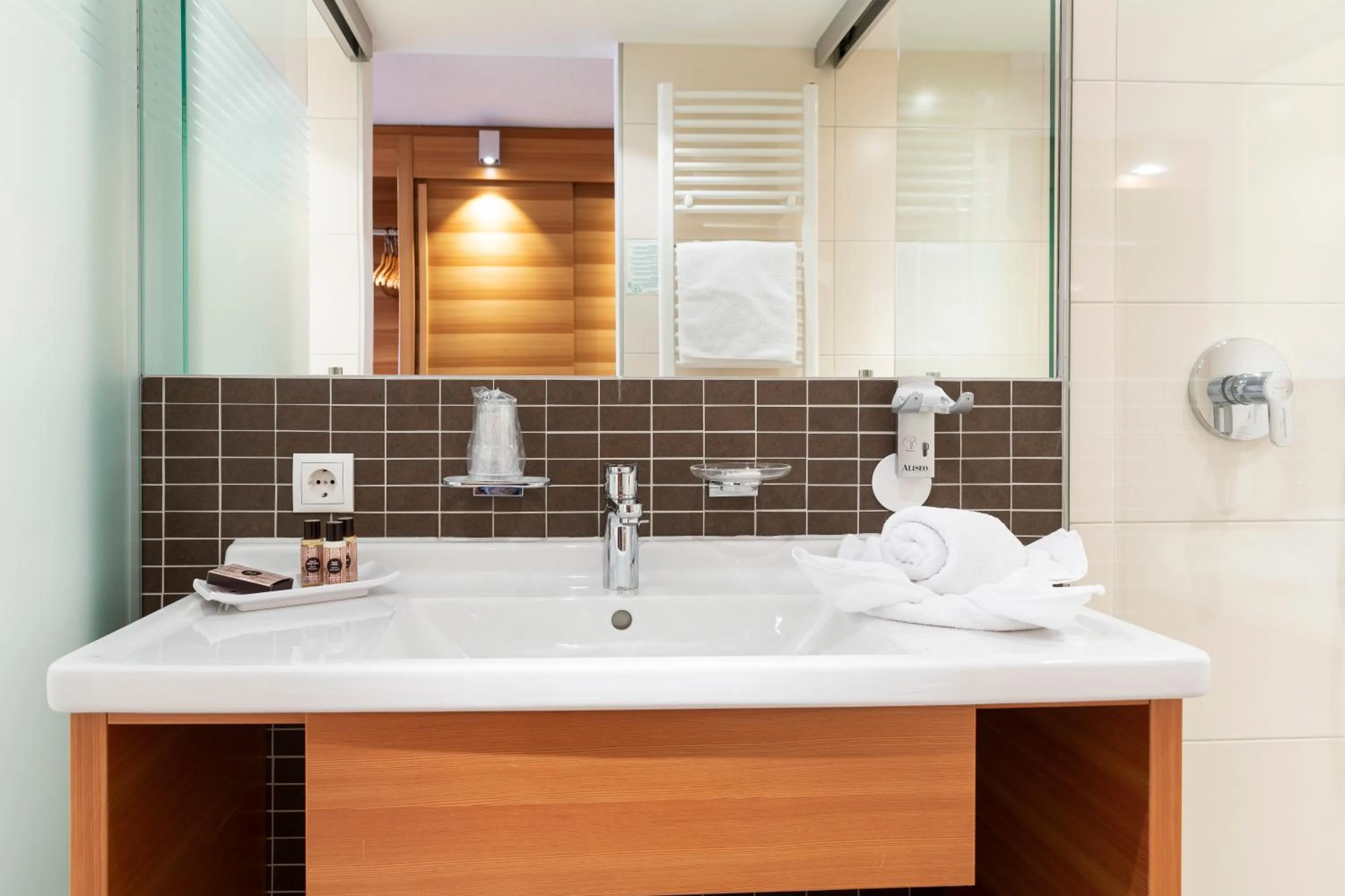 Bathroom in GenussHotel Sonnblick