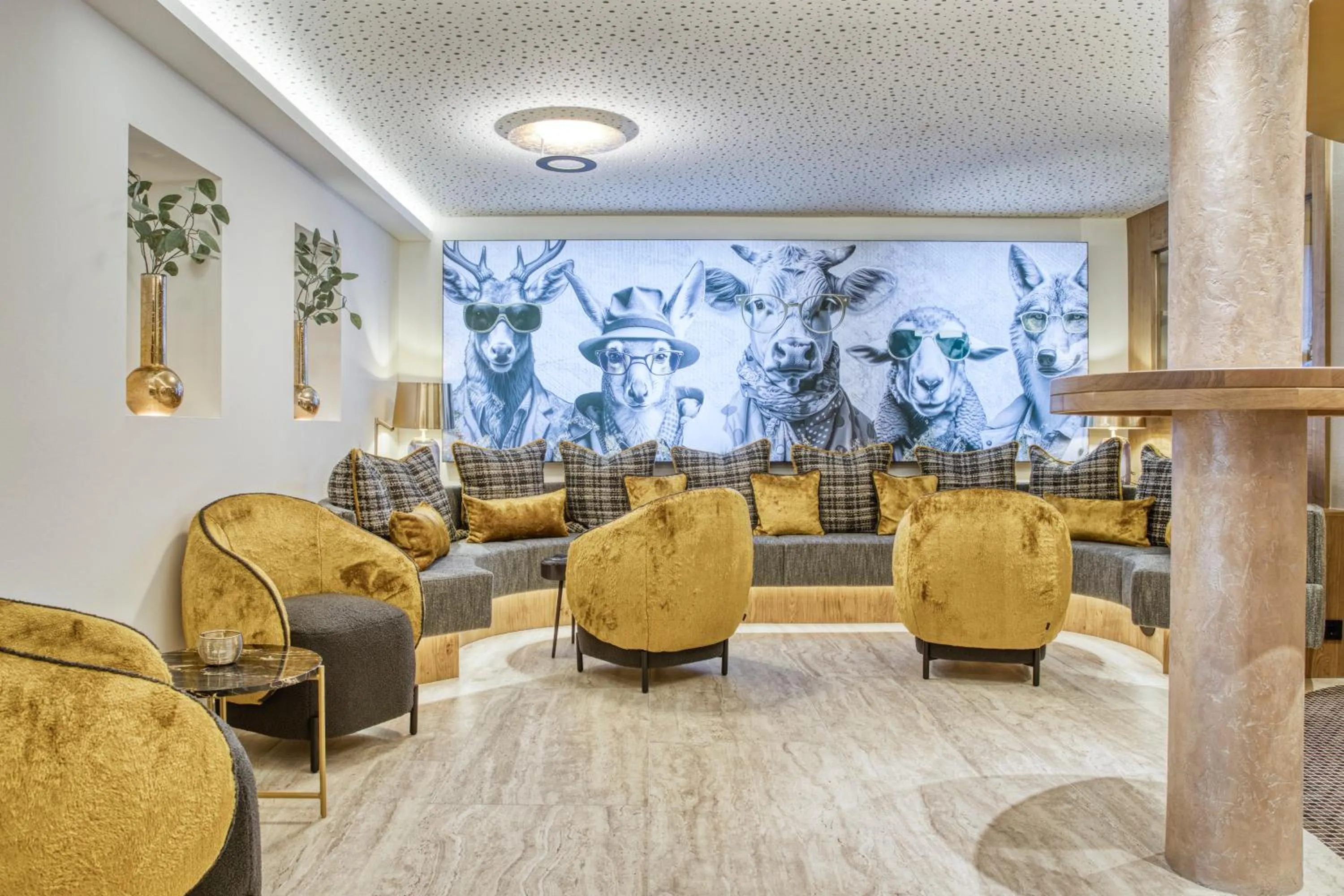 Lobby or reception in GenussHotel Sonnblick