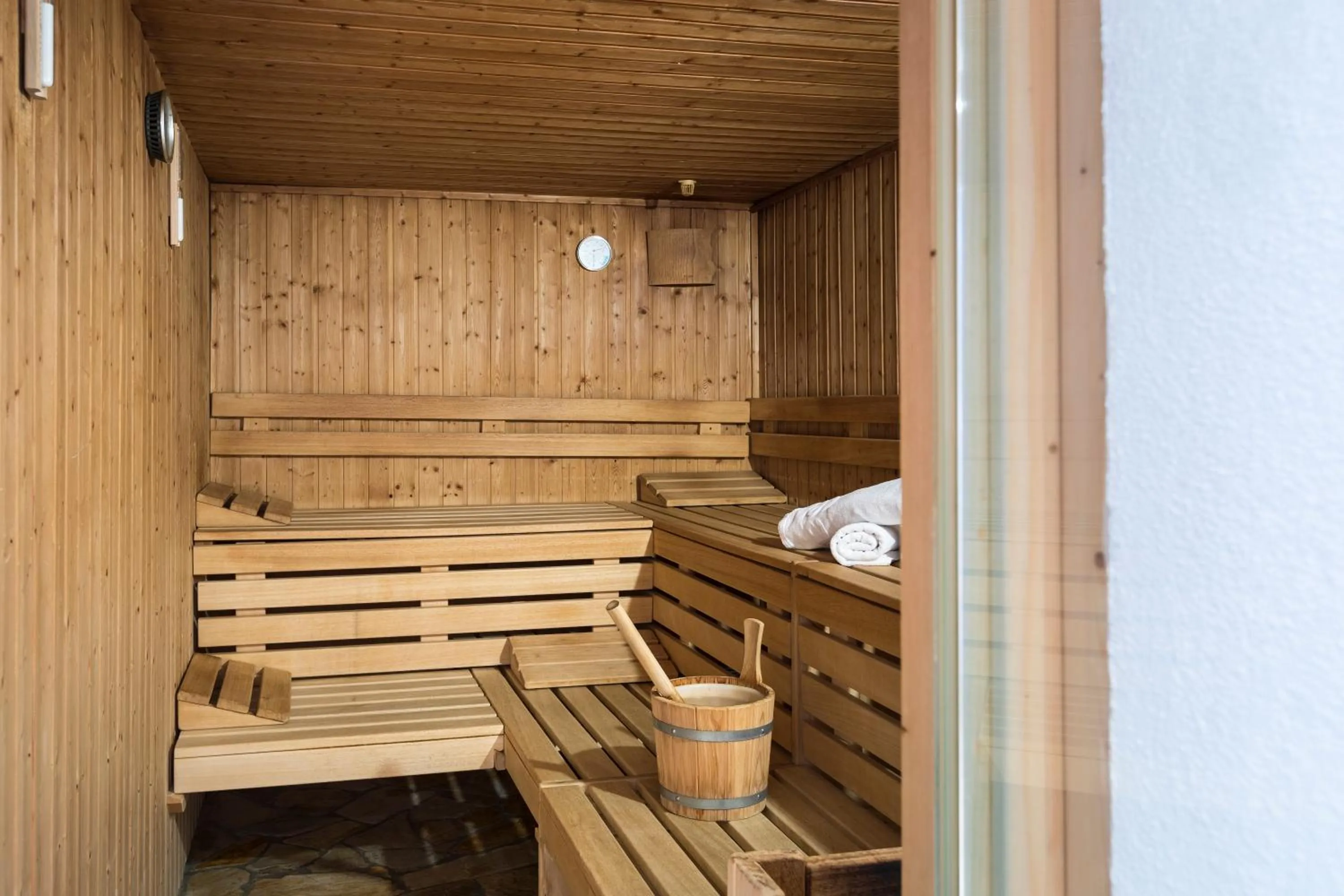 Sauna in GenussHotel Sonnblick