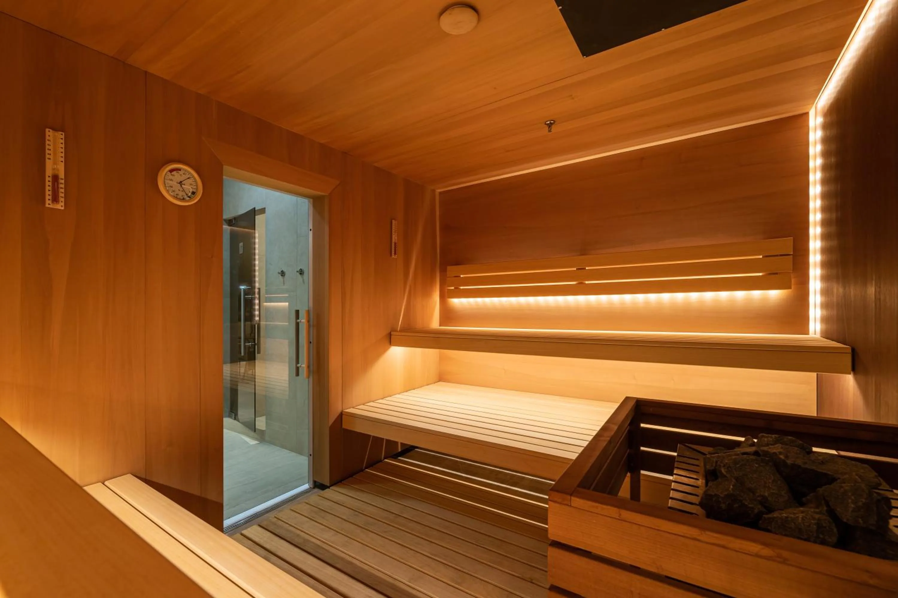 Sauna in Premier Hotel Dnister