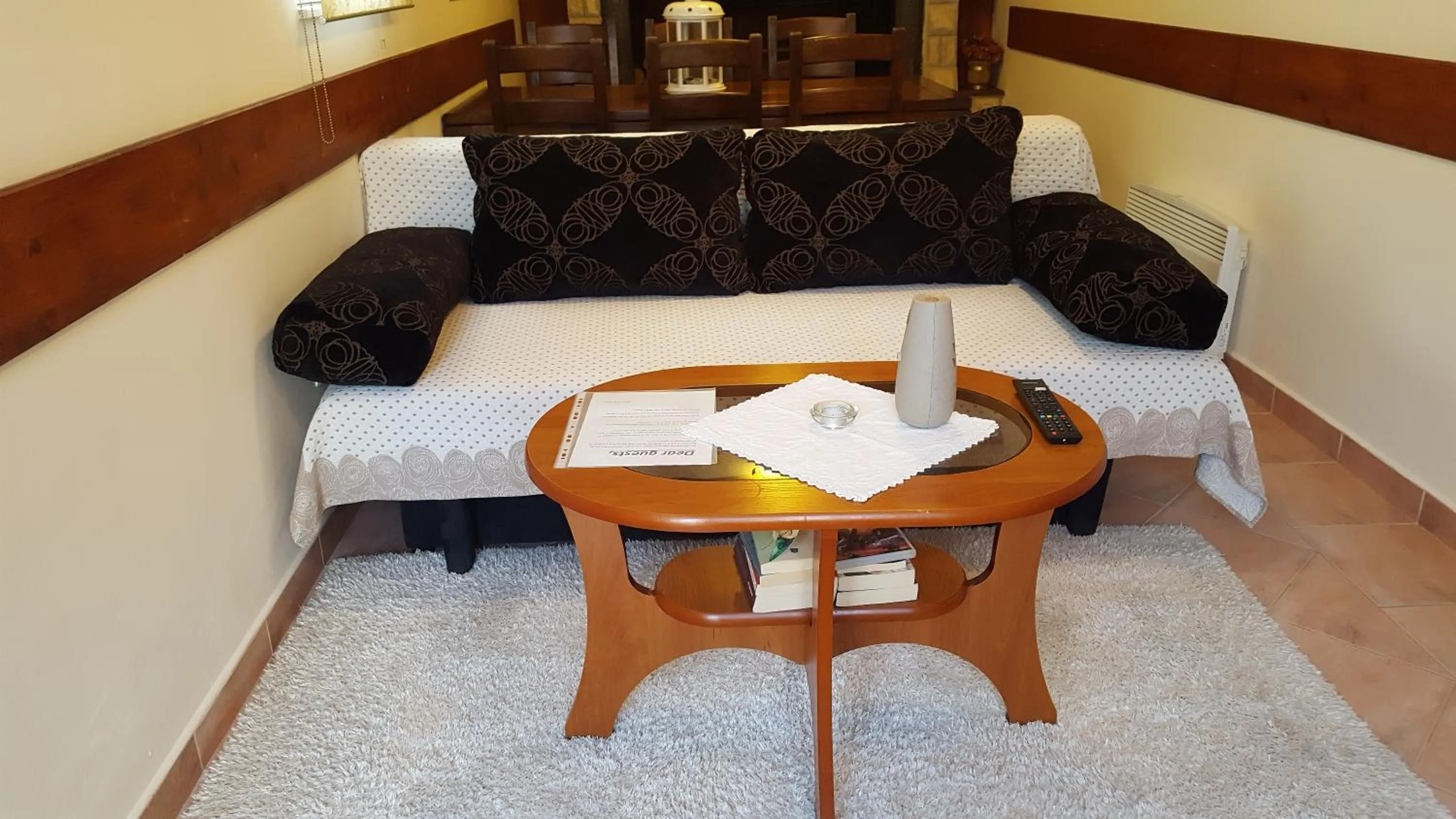 Living room, Bed in Villa Vanilla with Heated Pool