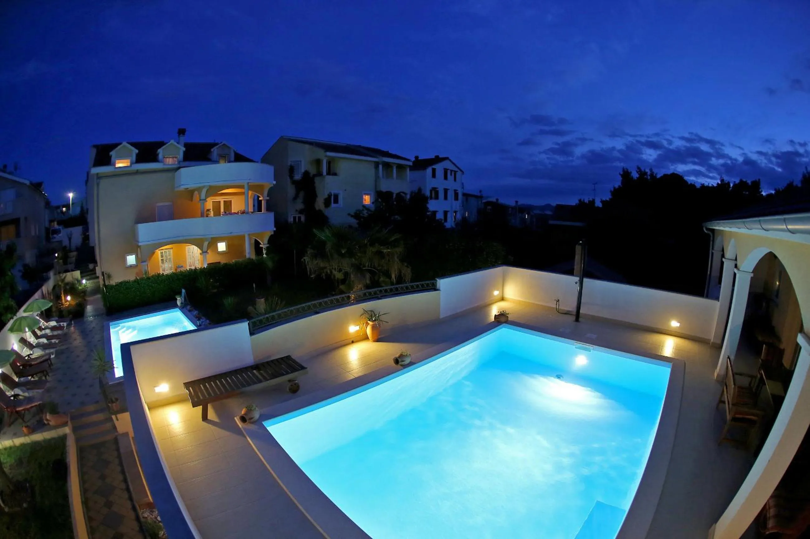 Night in Villa Vanilla with Heated Pool