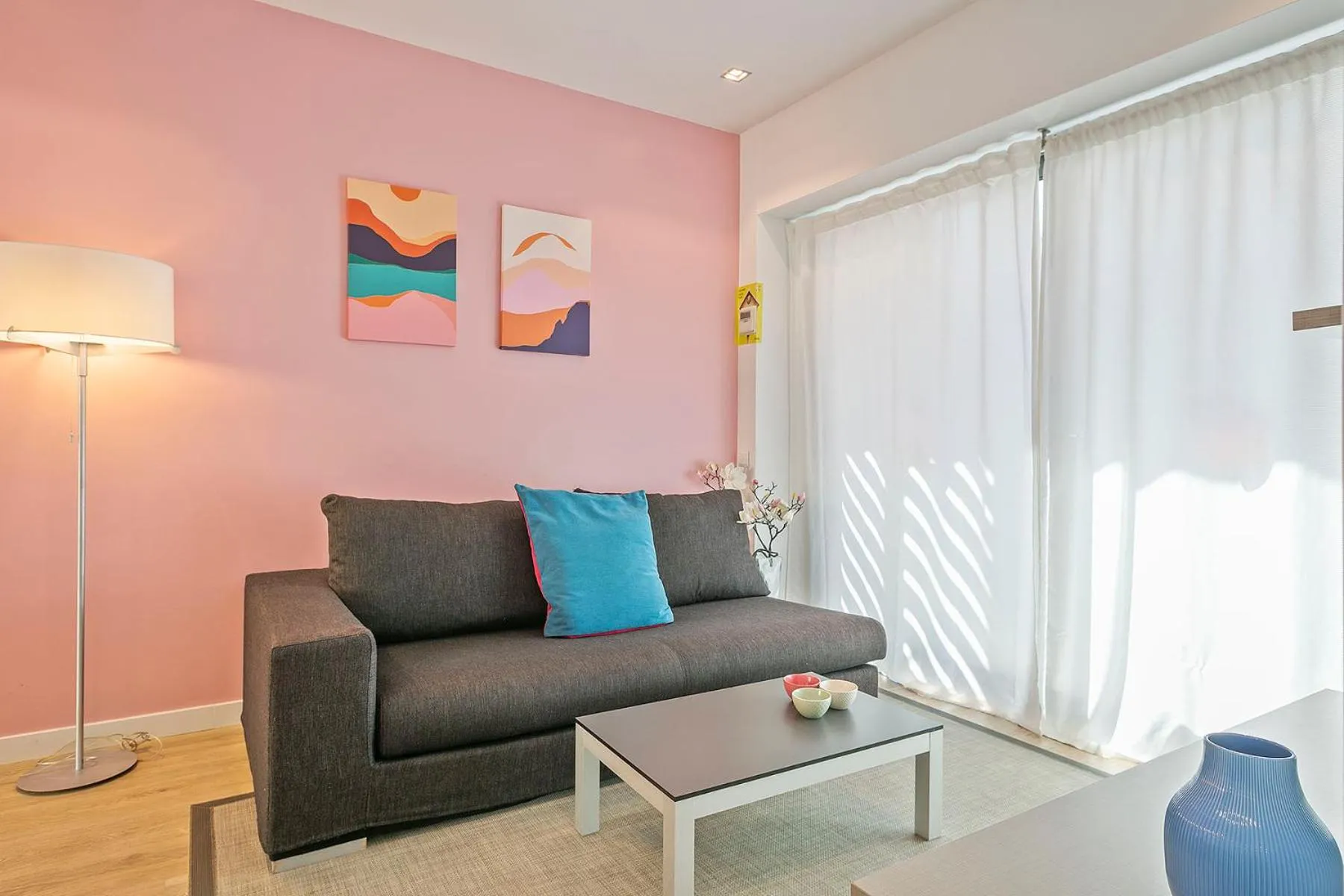 Living room in Lugaris Rambla Apartments