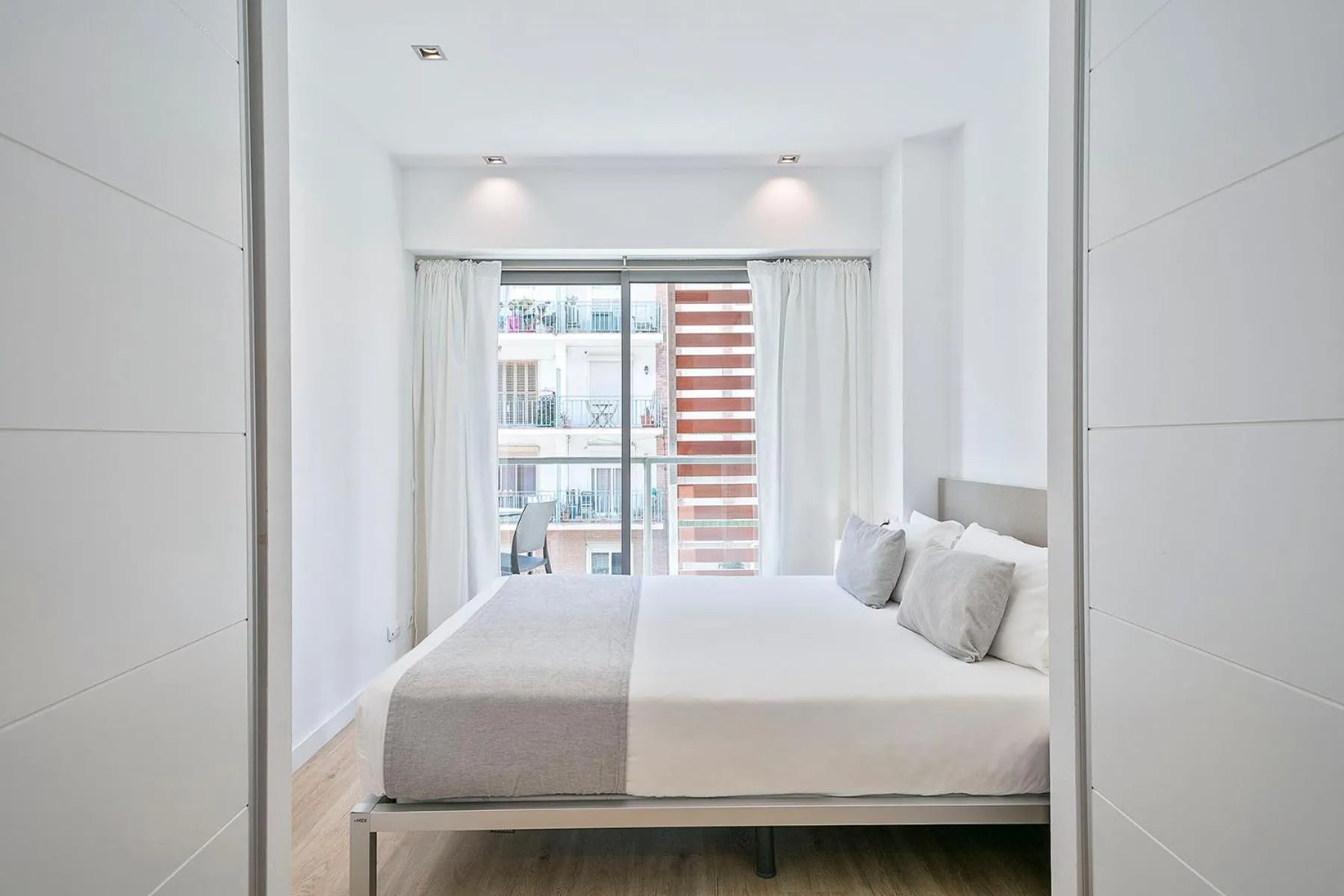 Bed in Lugaris Rambla Apartments