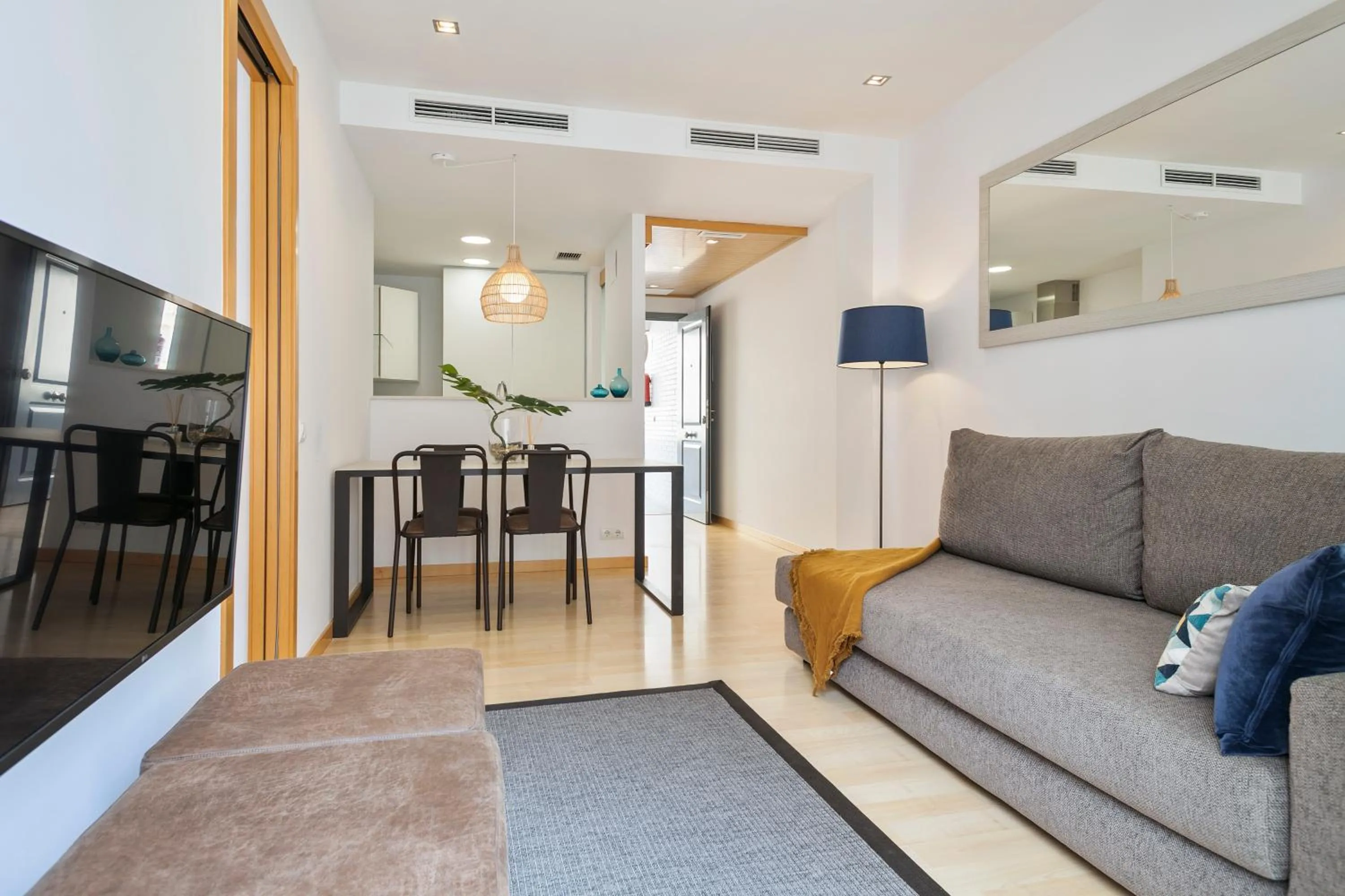 TV and multimedia in Lugaris Rambla Apartments