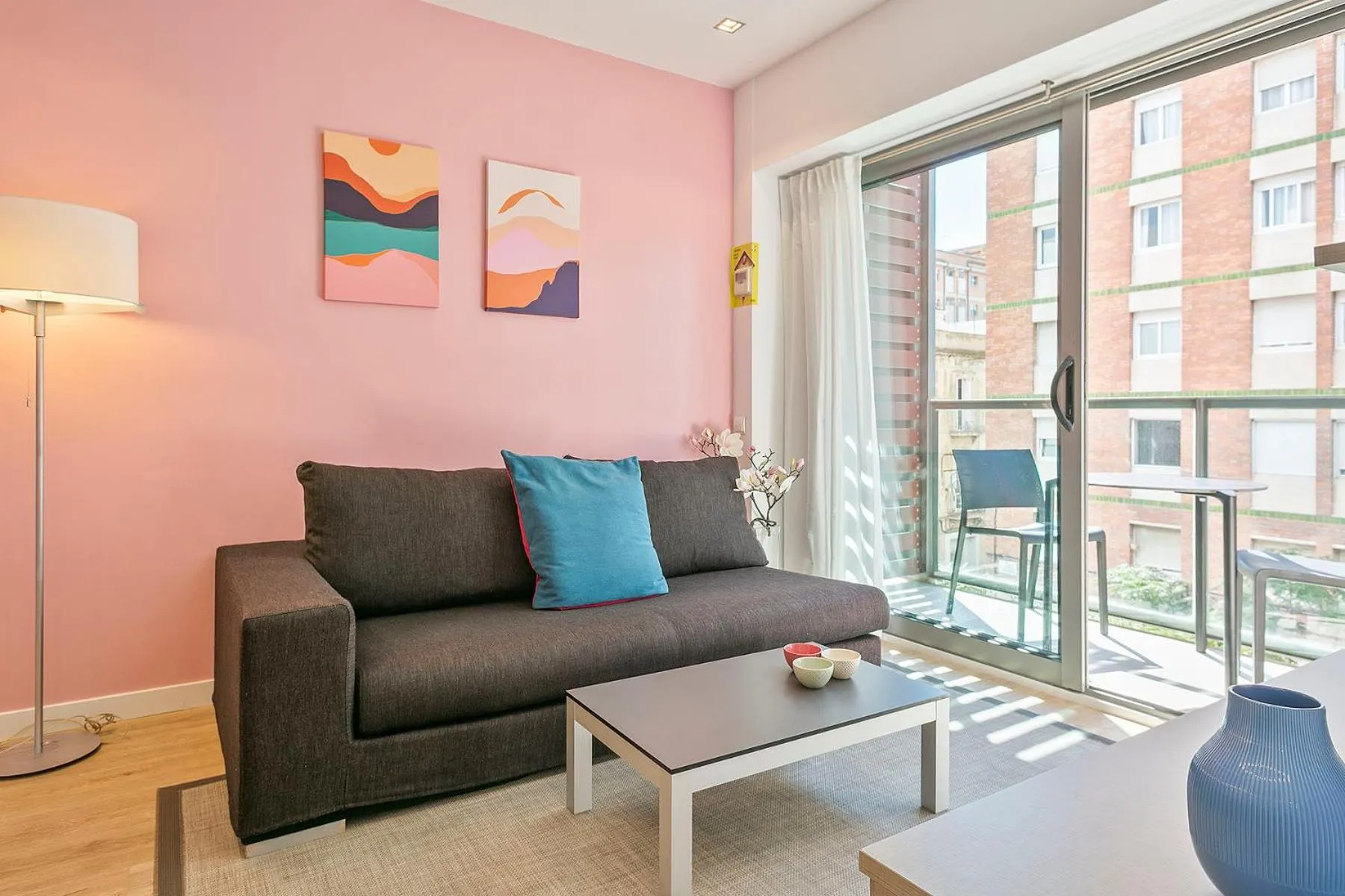 Living room in Lugaris Rambla Apartments
