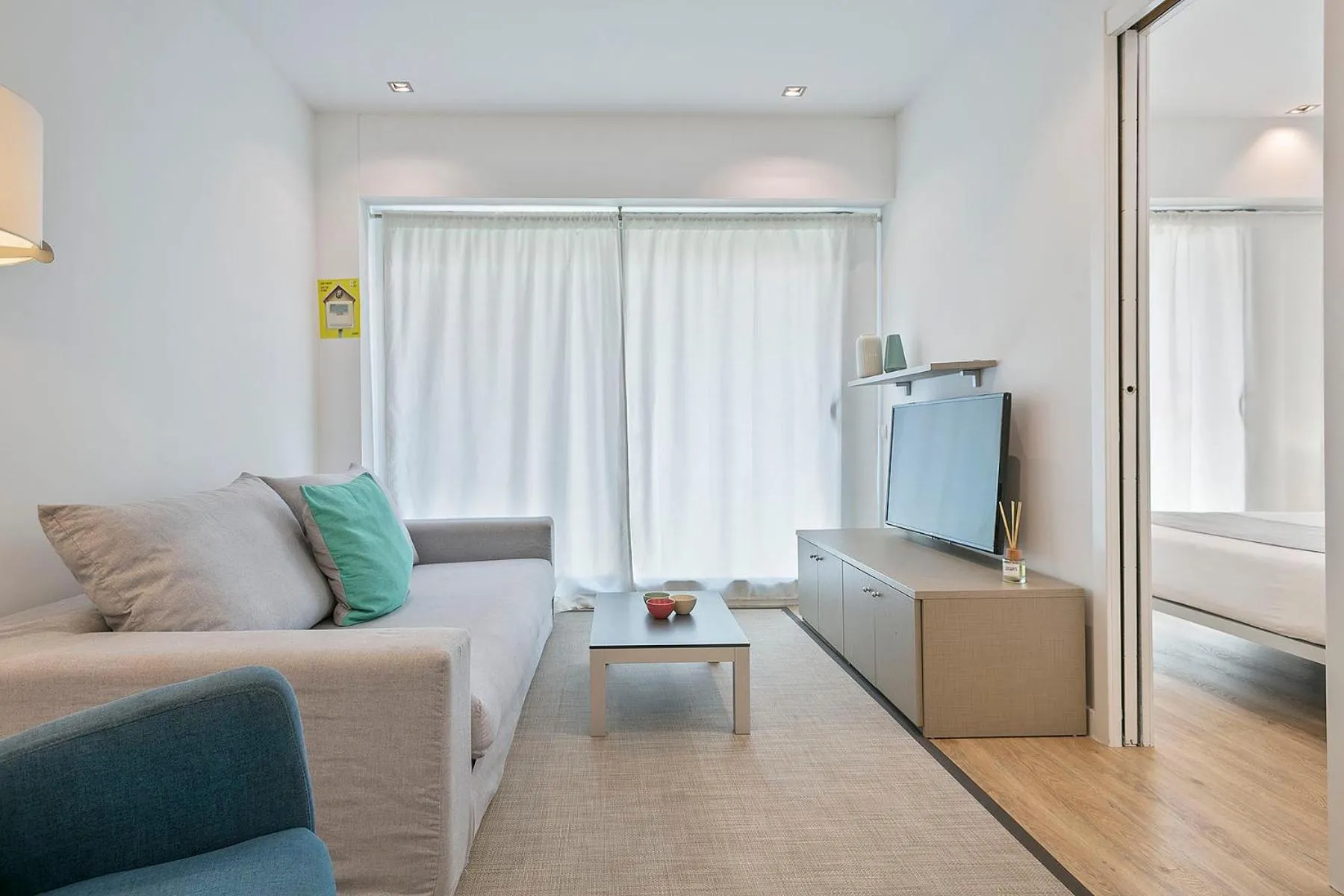 Living room in Lugaris Rambla Apartments