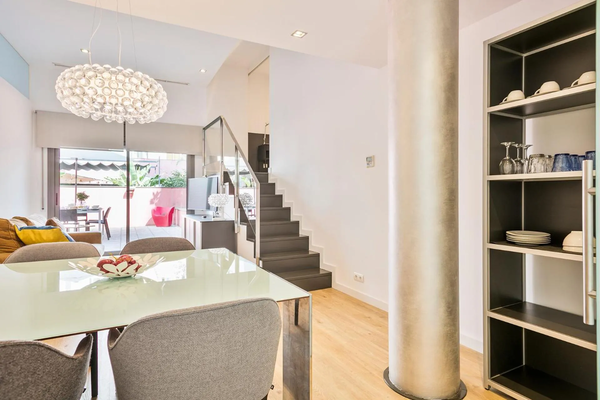 Seating area in Lugaris Rambla Apartments