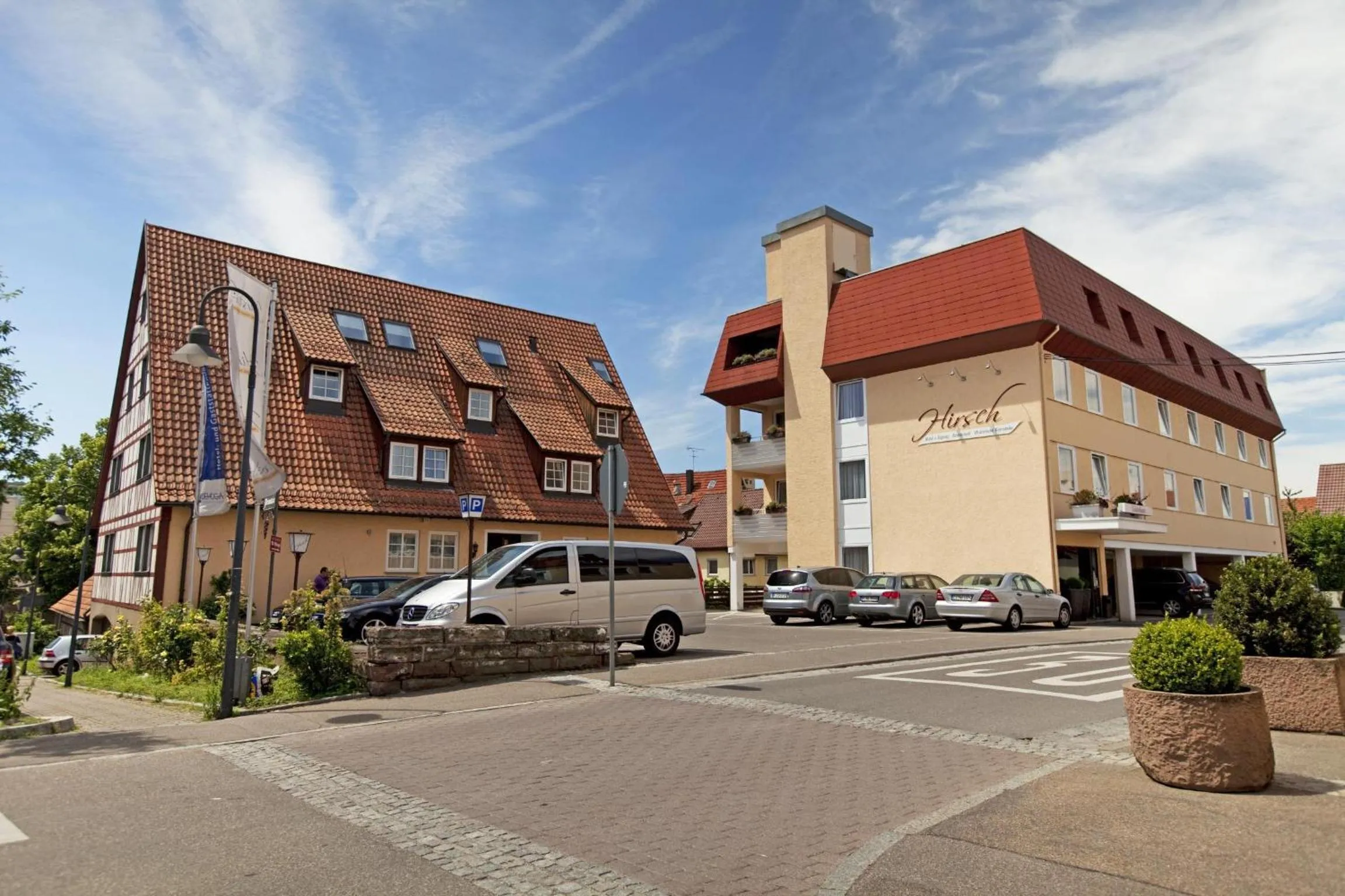 Facade/entrance in Hotel Hirsch