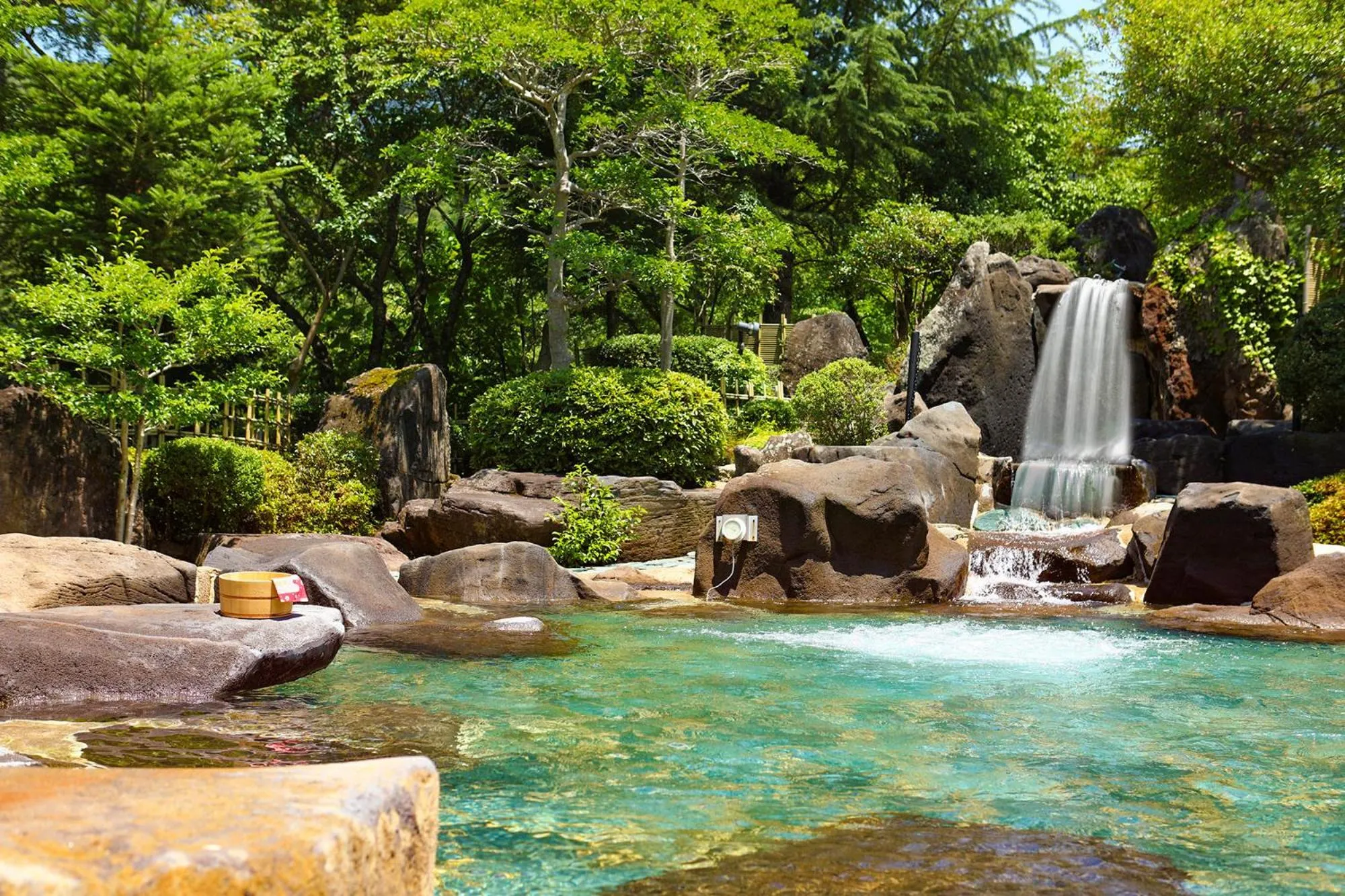 Open Air Bath in TAOYA Kisoji