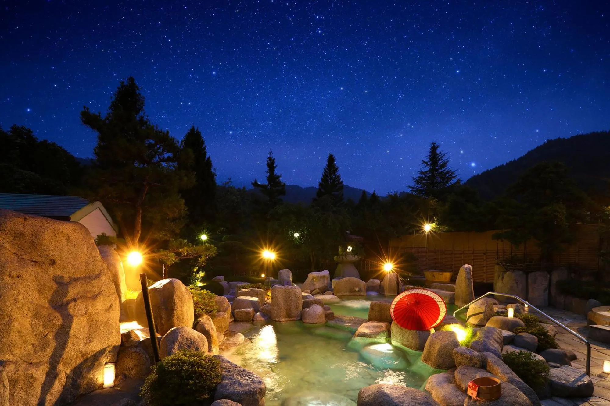 Open Air Bath in TAOYA Kisoji