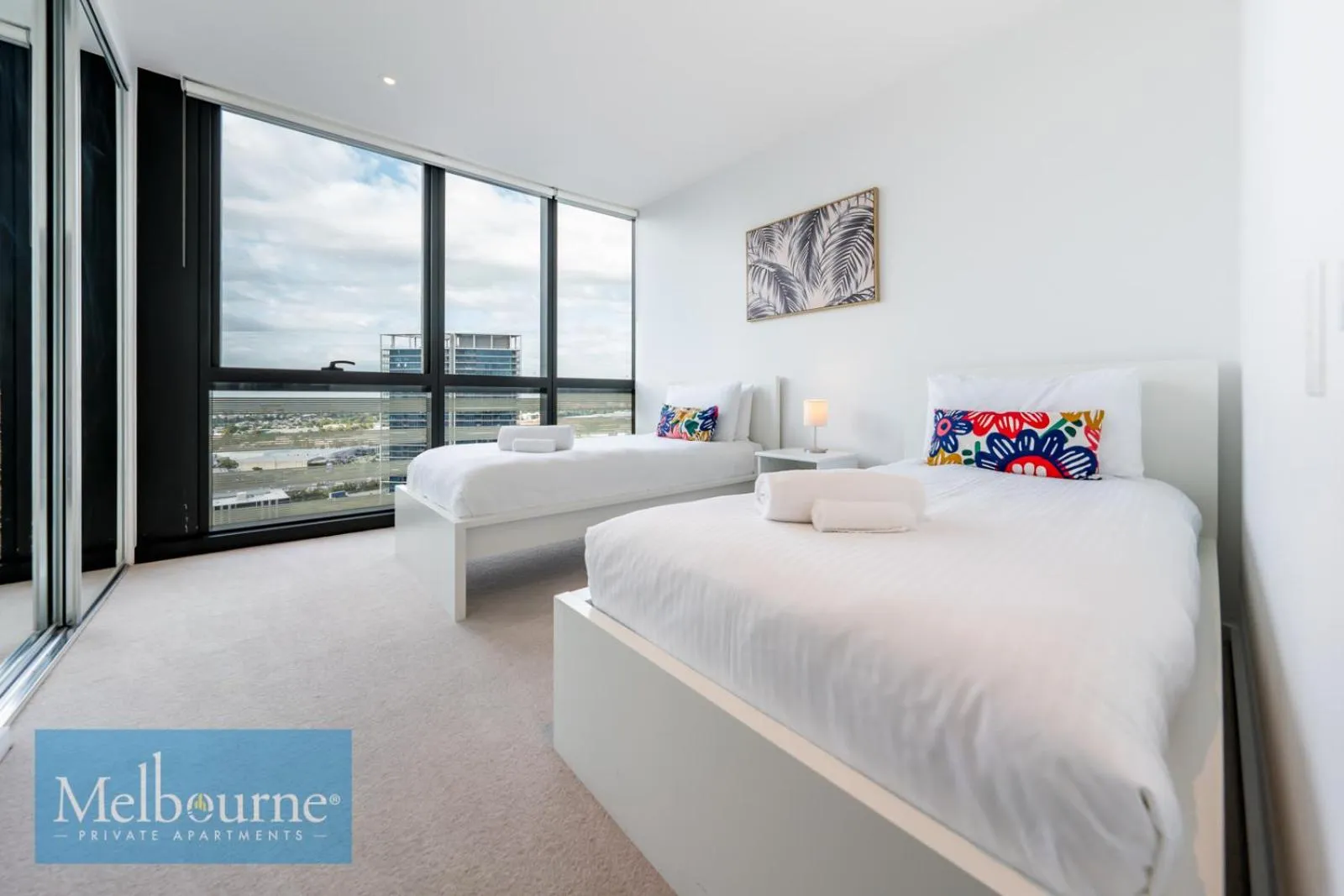 Bedroom, Bed in Melbourne Private Apartments - Collins Street Waterfront, Docklands