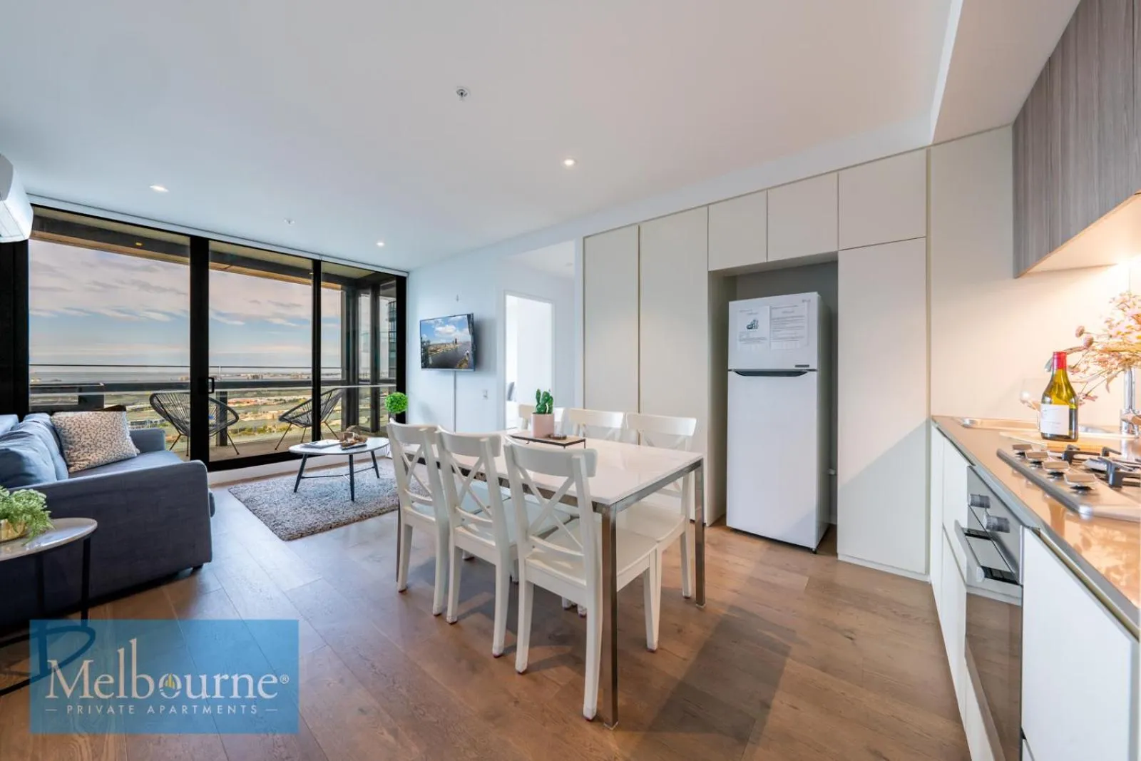 Dining area in Melbourne Private Apartments - Collins Street Waterfront, Docklands